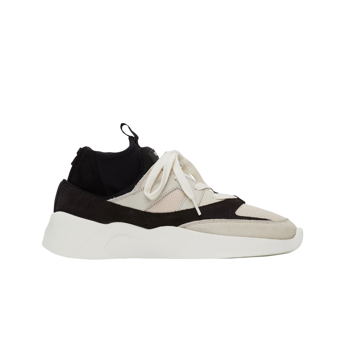 ES04W19U-SRLEFAGOF6 Essentials Sock Runner Cream Black