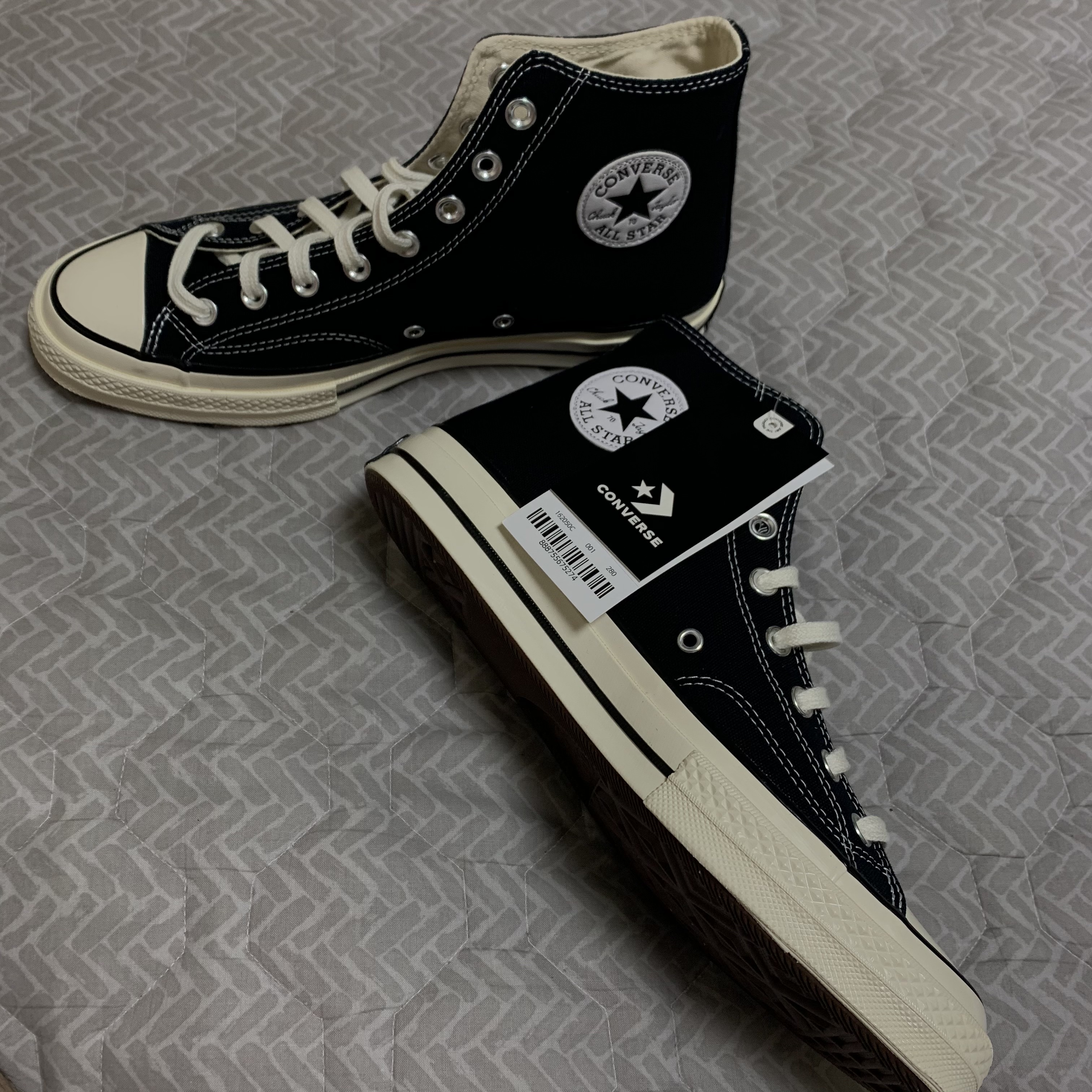 Converse Chuck 70 Hi Black 착용 스타일 - 2