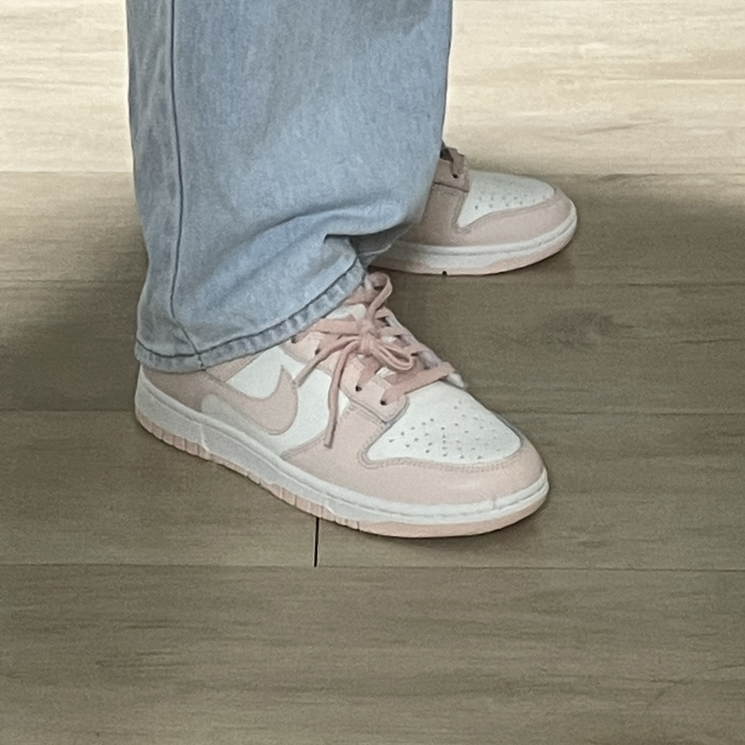 (W) Nike Dunk Low Orange Pearl 착용 스타일