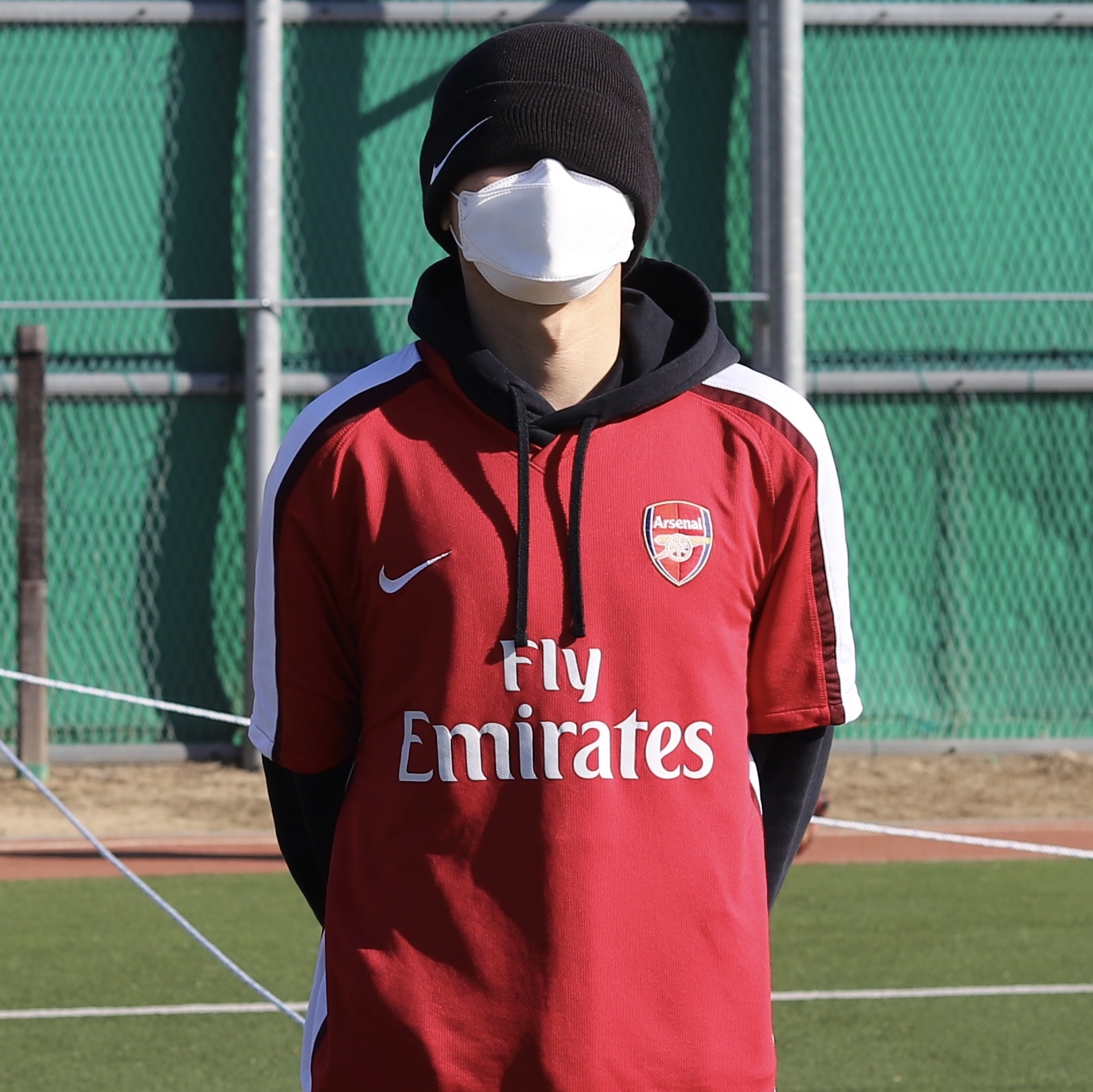 Nike x Stussy Cuff Beanie Black 착용 스타일