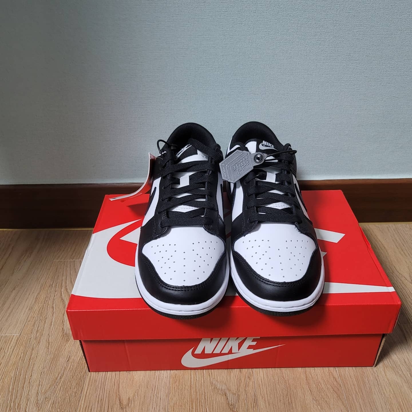 Nike Dunk Low Retro Black 착용 스타일 - 3
