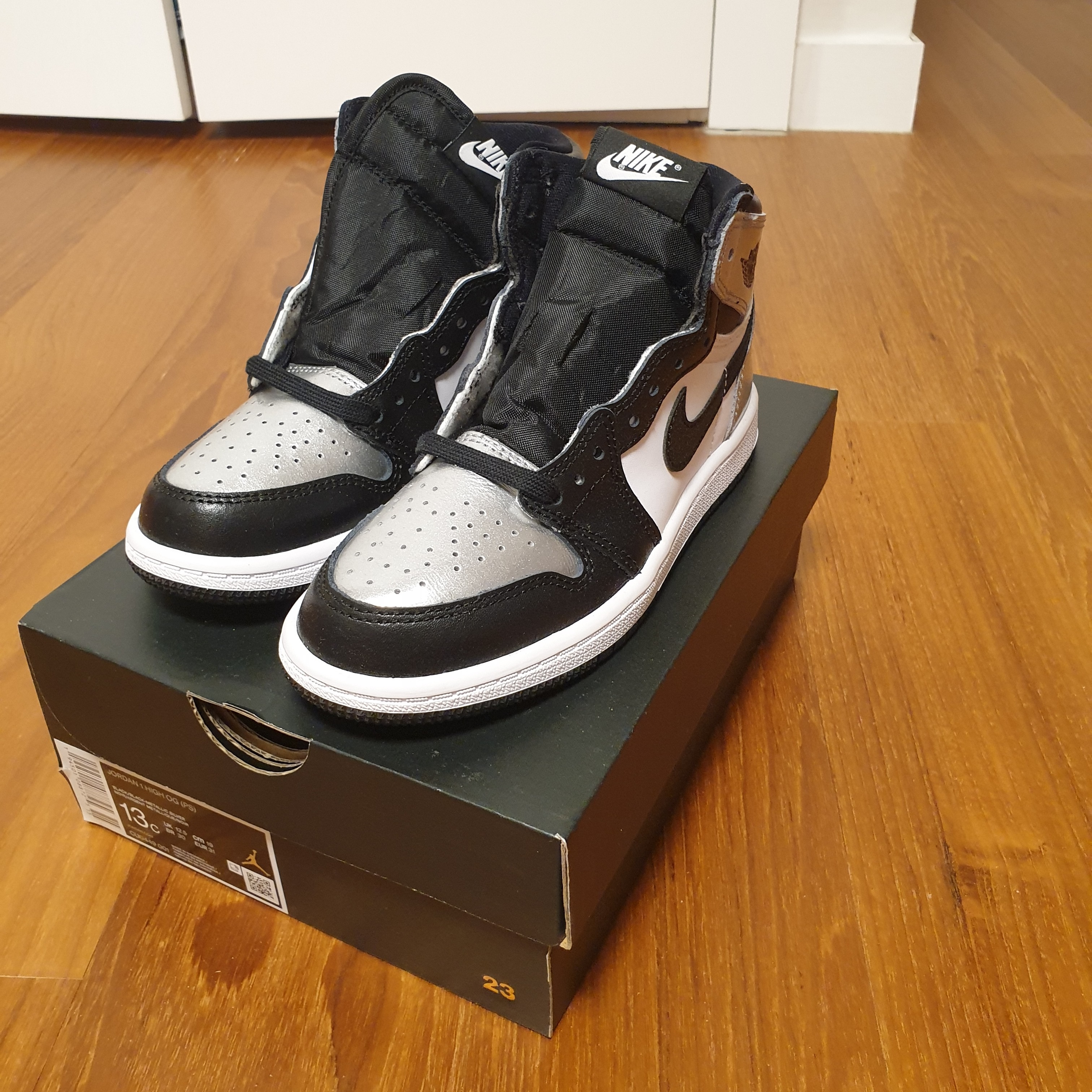 (PS) Jordan 1 Retro High Silver Toe 착용 스타일 - 2