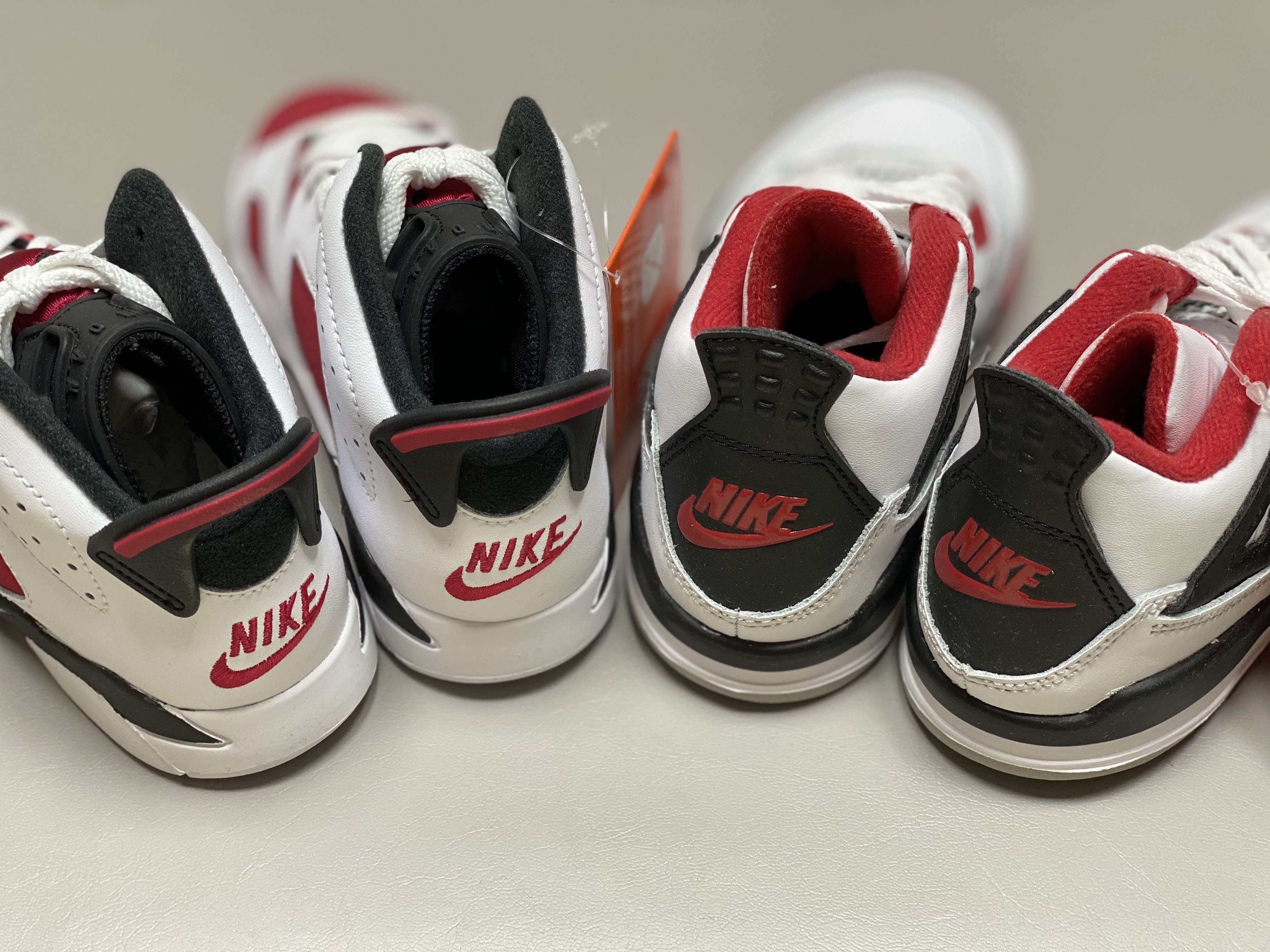 (PS) Jordan 6 Retro Carmine 2021, (PS) Jordan 4 Retro OG Fire Red 2020 착용 스타일 - 5