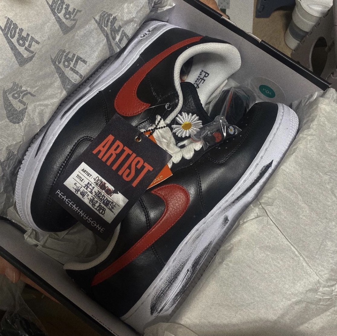 Nike x Peaceminusone Air Force 1 Low Para-Noise - Korea Exclusive 착용 스타일
