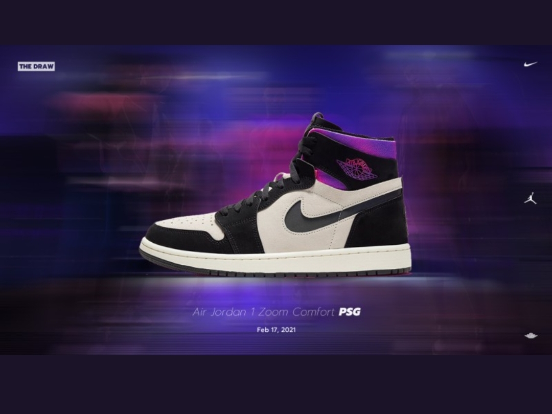 Jordan 1 x Paris Saint-Germain Zoom Air CMFT 착용 스타일 - 3