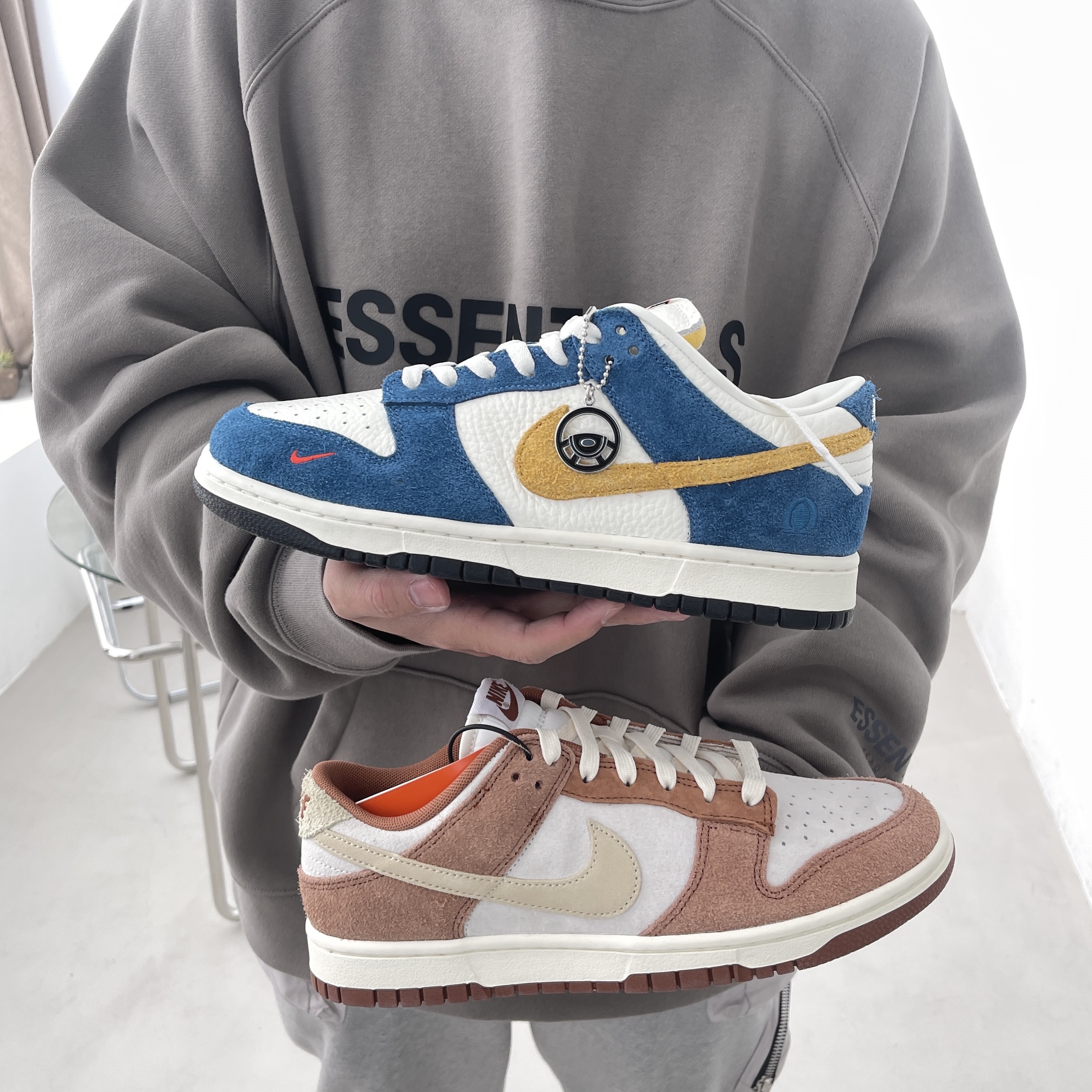 Nike Dunk Low Pro Premium Medium Curry, Nike x Kasina Dunk Low 80's Bus 착용 스타일