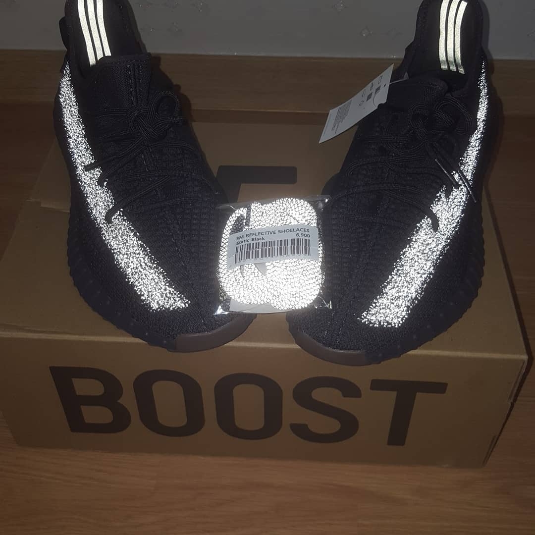 Adidas Yeezy Boost 350 V2 Cinder - Reflective 착용 스타일 - 4