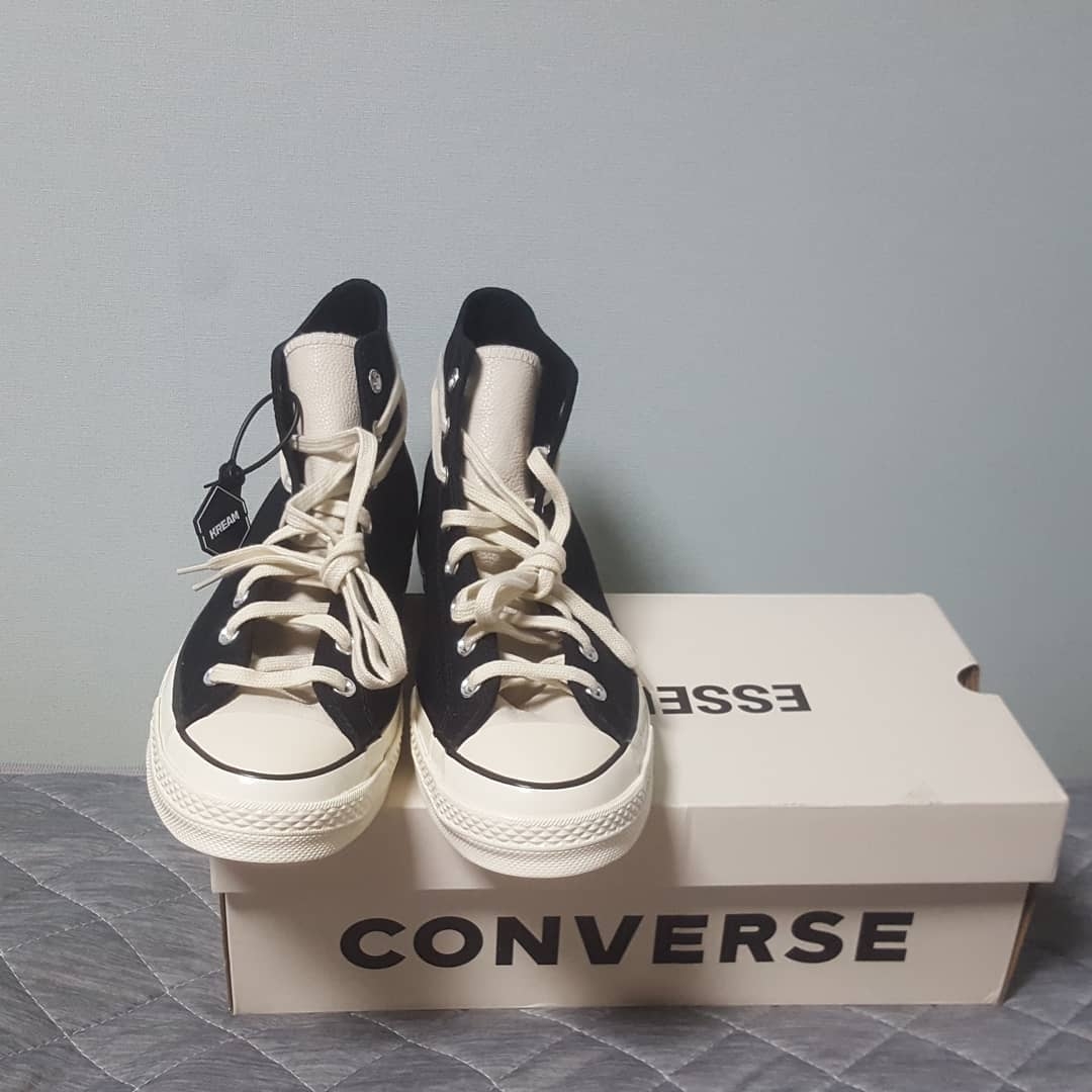 Converse x Fear of God Essentials Chuck 70 Hi Black 2020 착용 스타일 - 3