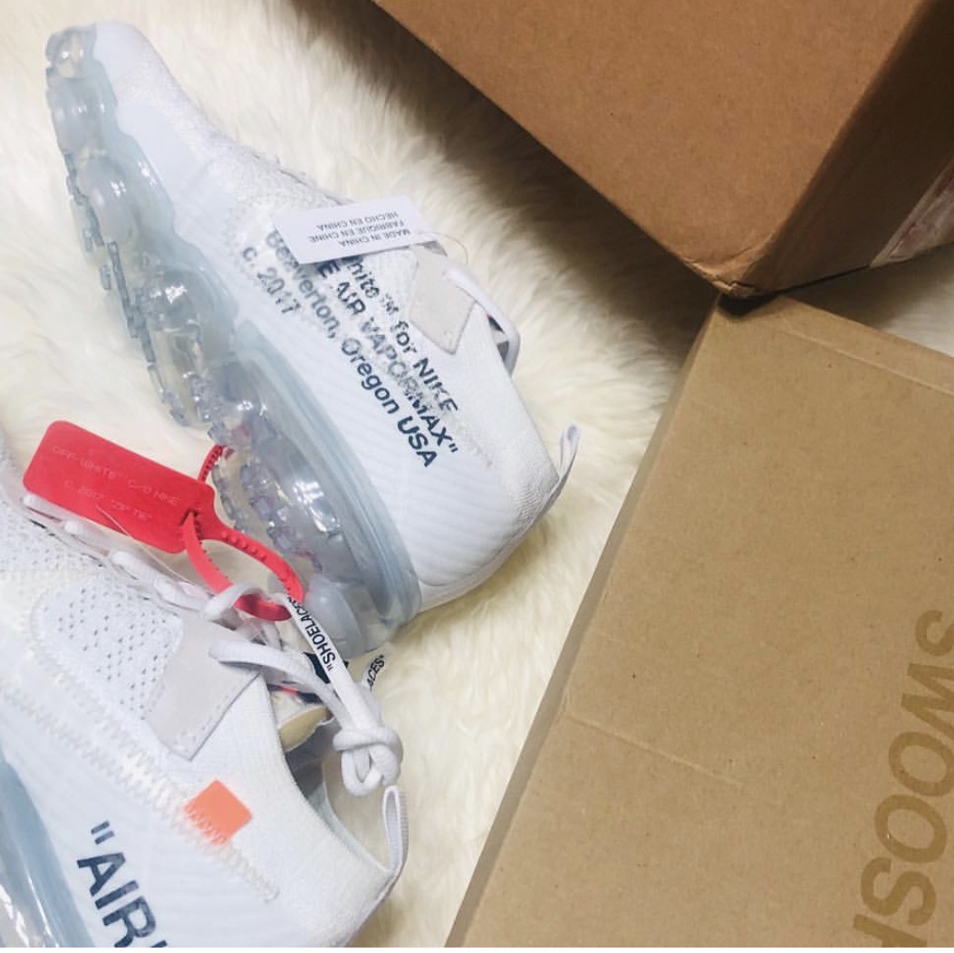 Nike x Off-White Air VaporMax V2 White 착용 스타일