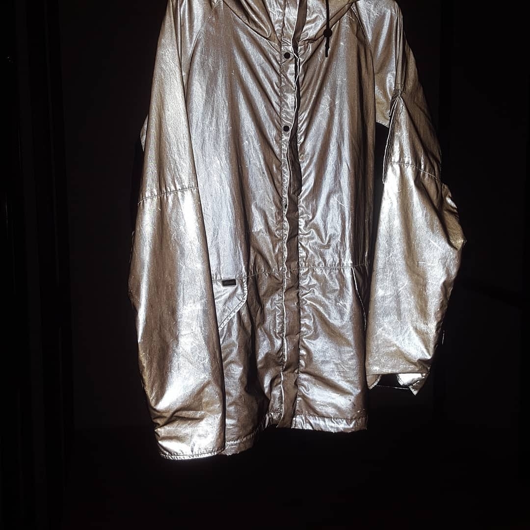 Palace Deflector Jacket Cobalt Blue Reflective - 19FW 착용 스타일 - 2