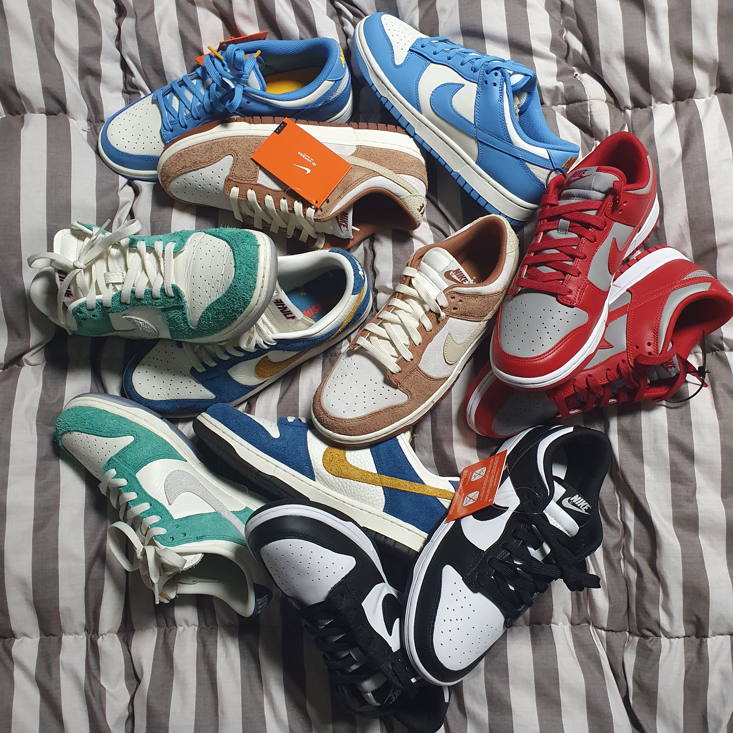 Nike x Kasina Dunk Low Road Sign - Kasina Exclusive, Nike x Kasina Dunk Low 80's Bus 착용 스타일