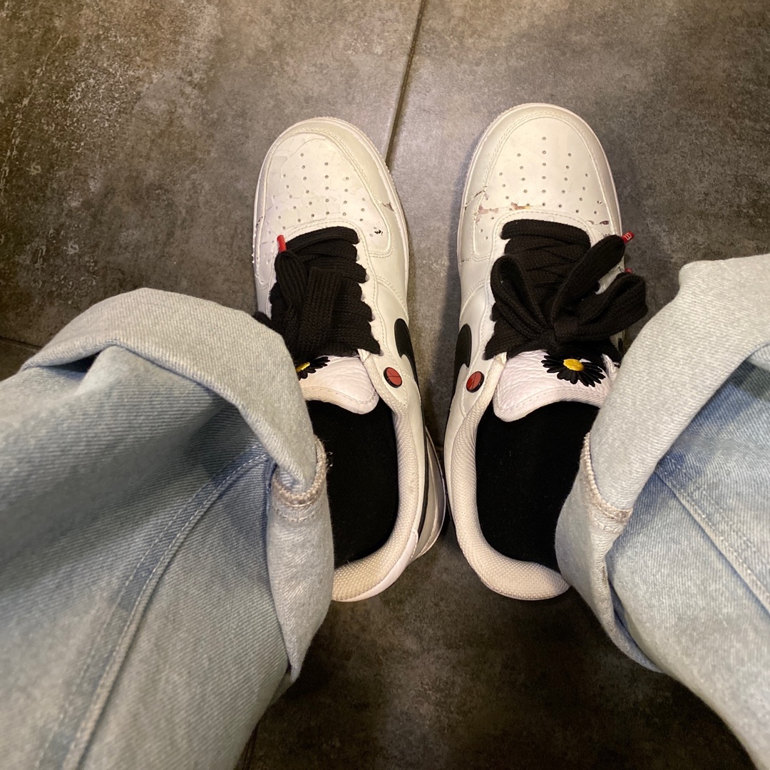 Nike x Peaceminusone Air Force 1 Low Para-Noise 2.0 착용 스타일