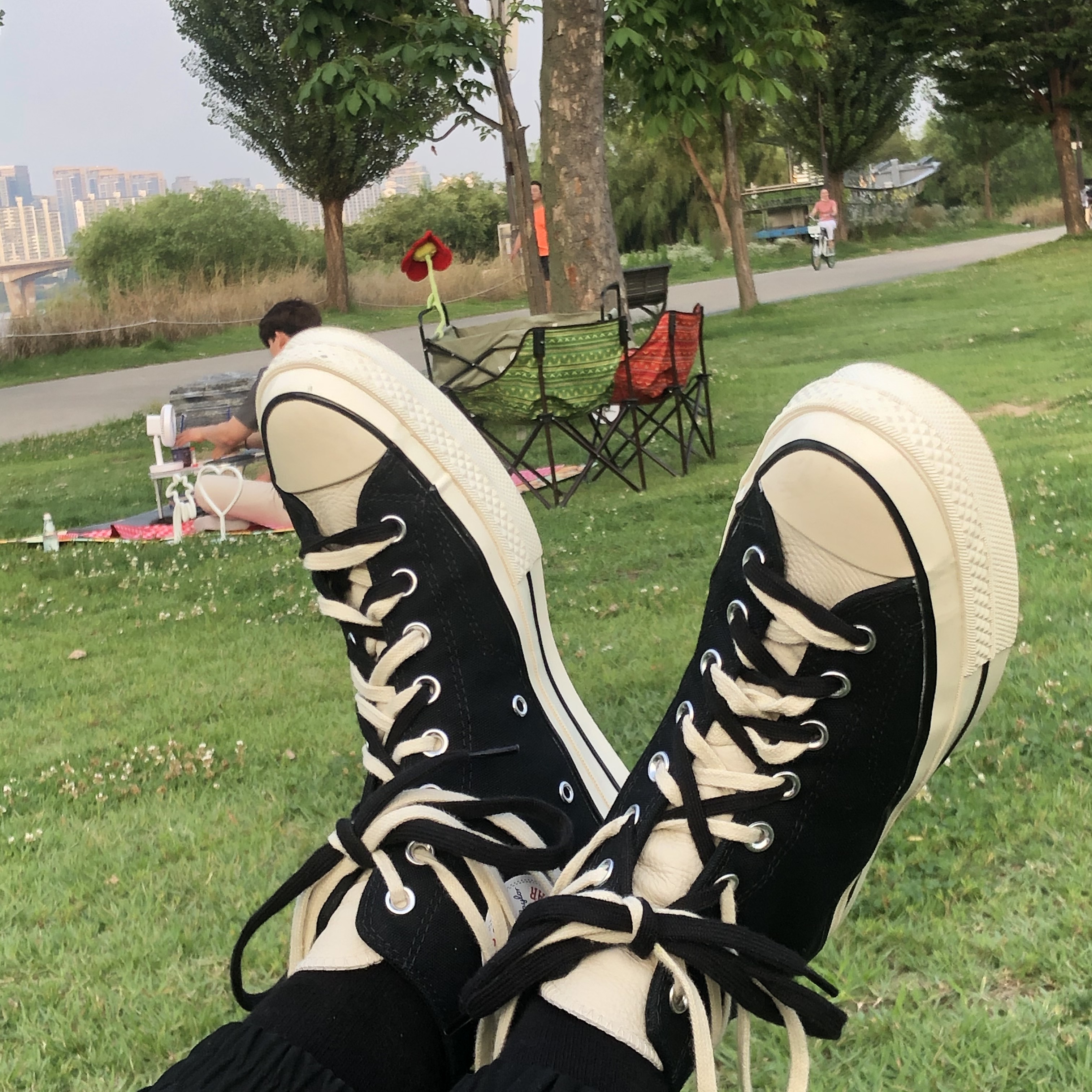 Converse x Fear of God Essentials Chuck 70 Hi Black 2020 착용 스타일