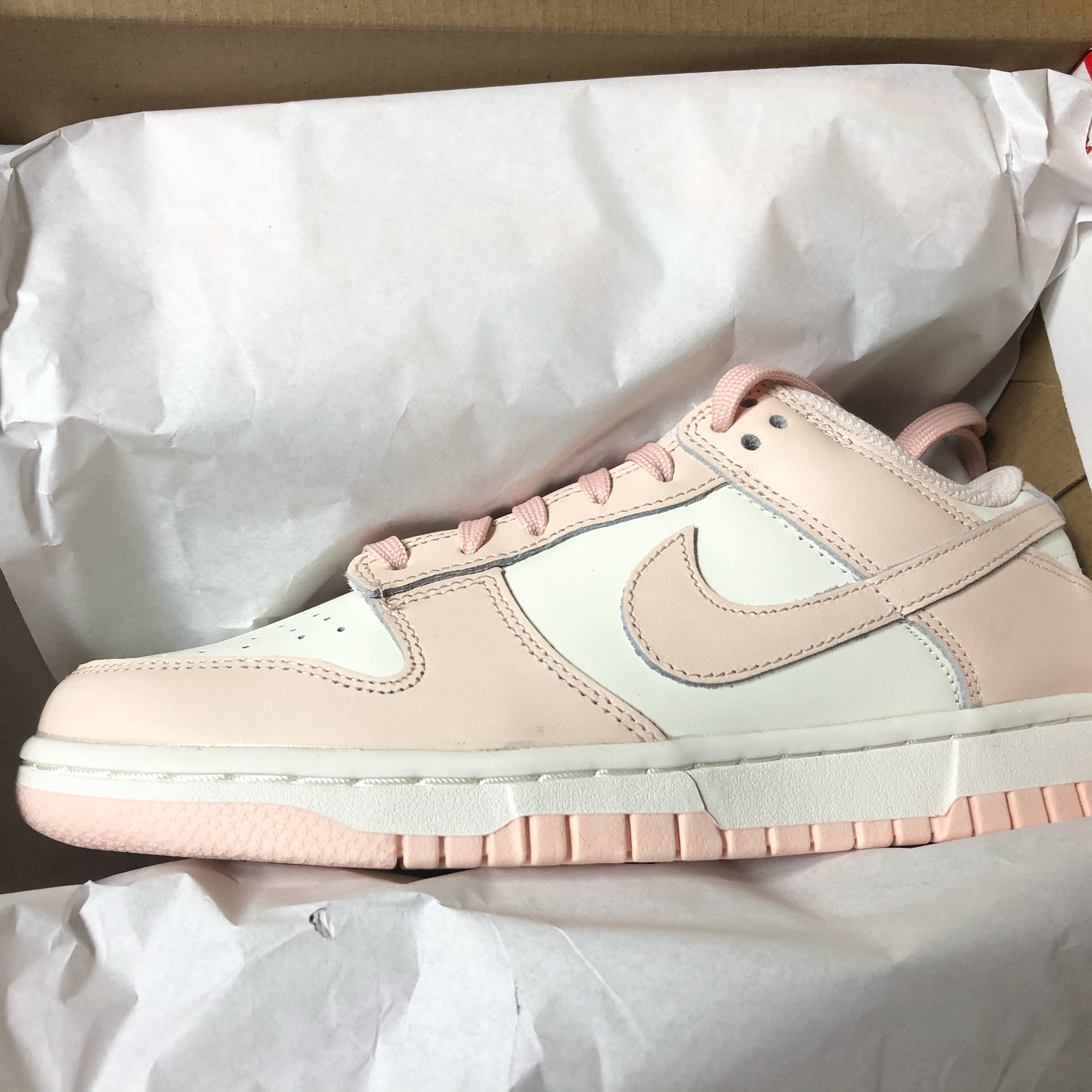 (W) Nike Dunk Low Orange Pearl 착용 스타일