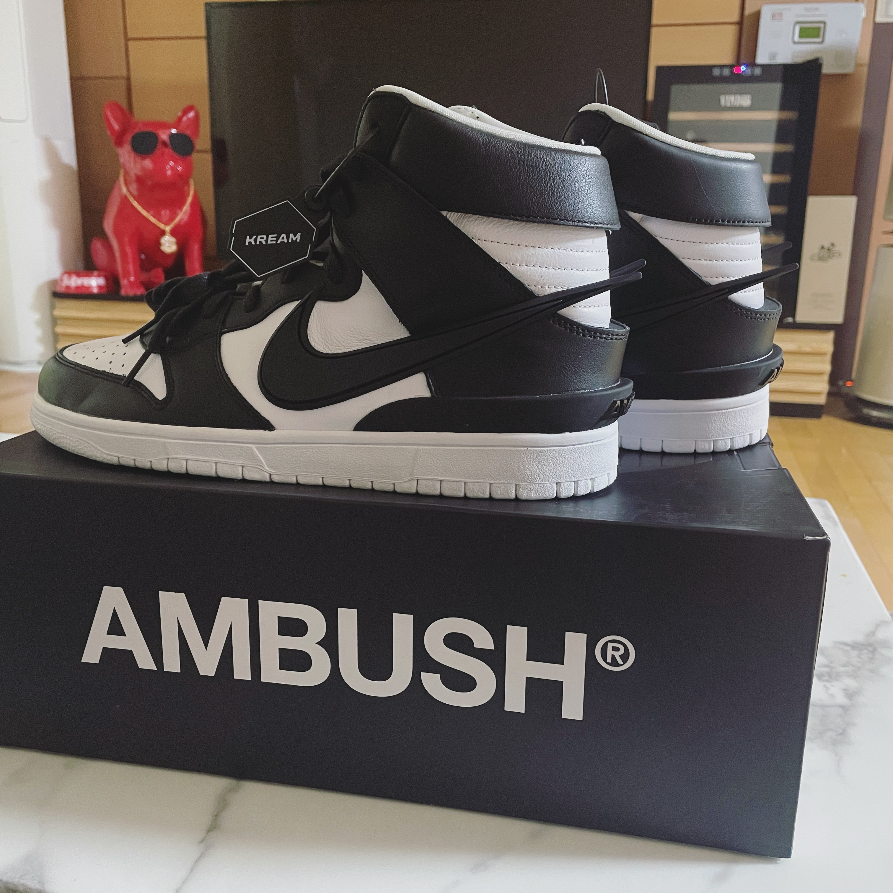 Nike x Ambush Dunk High Black 착용 스타일