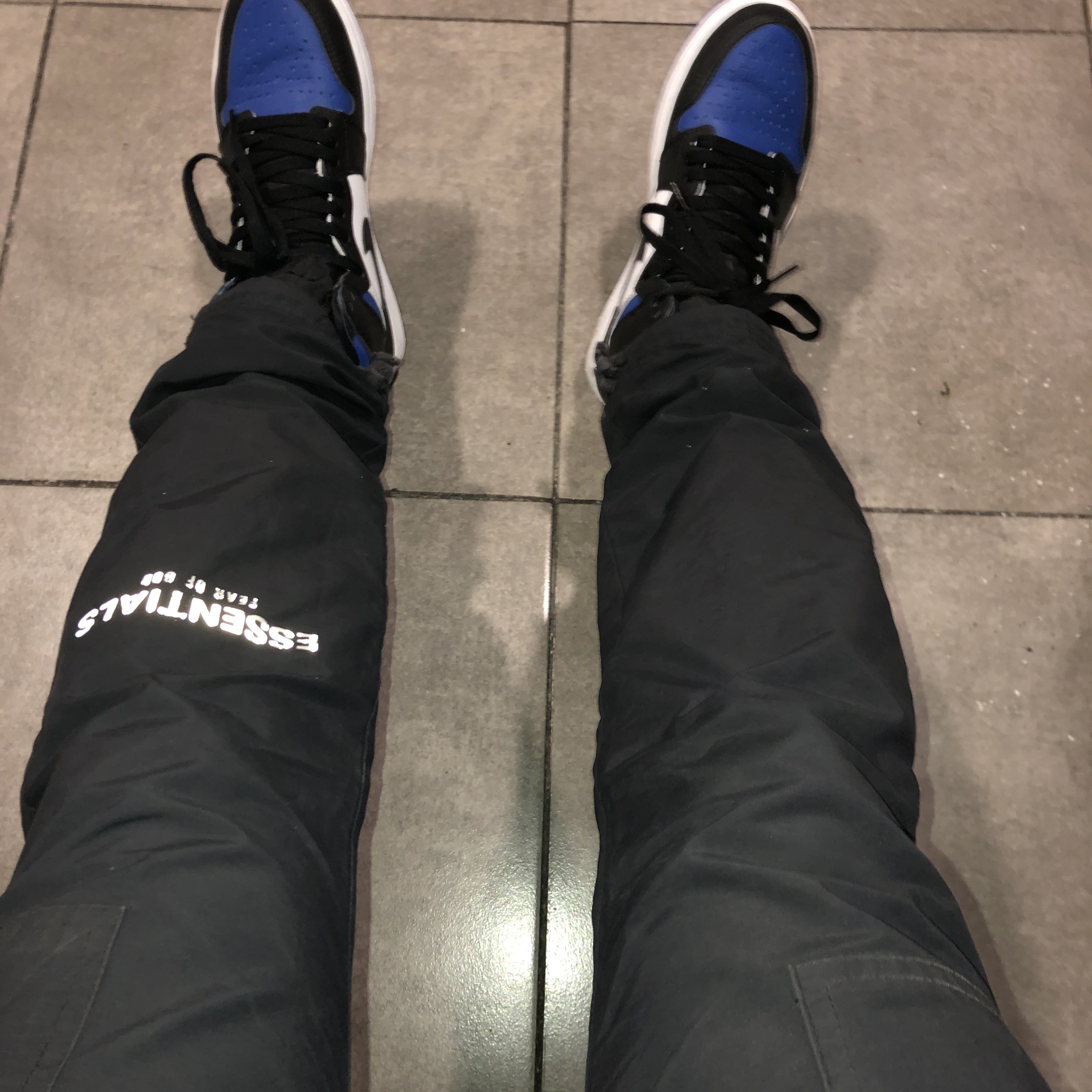 Jordan 1 Retro High OG Royal Toe 착용 스타일