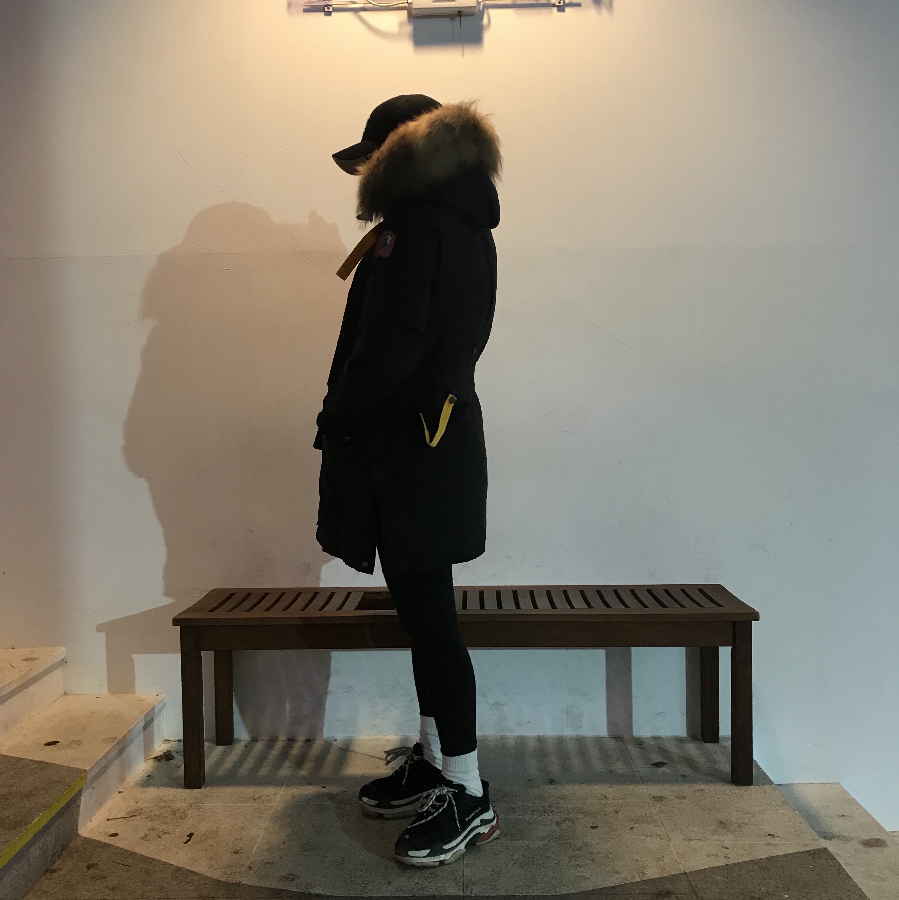 Balenciaga Triple S Trainer Black White Red 2018 착용 스타일 - 1