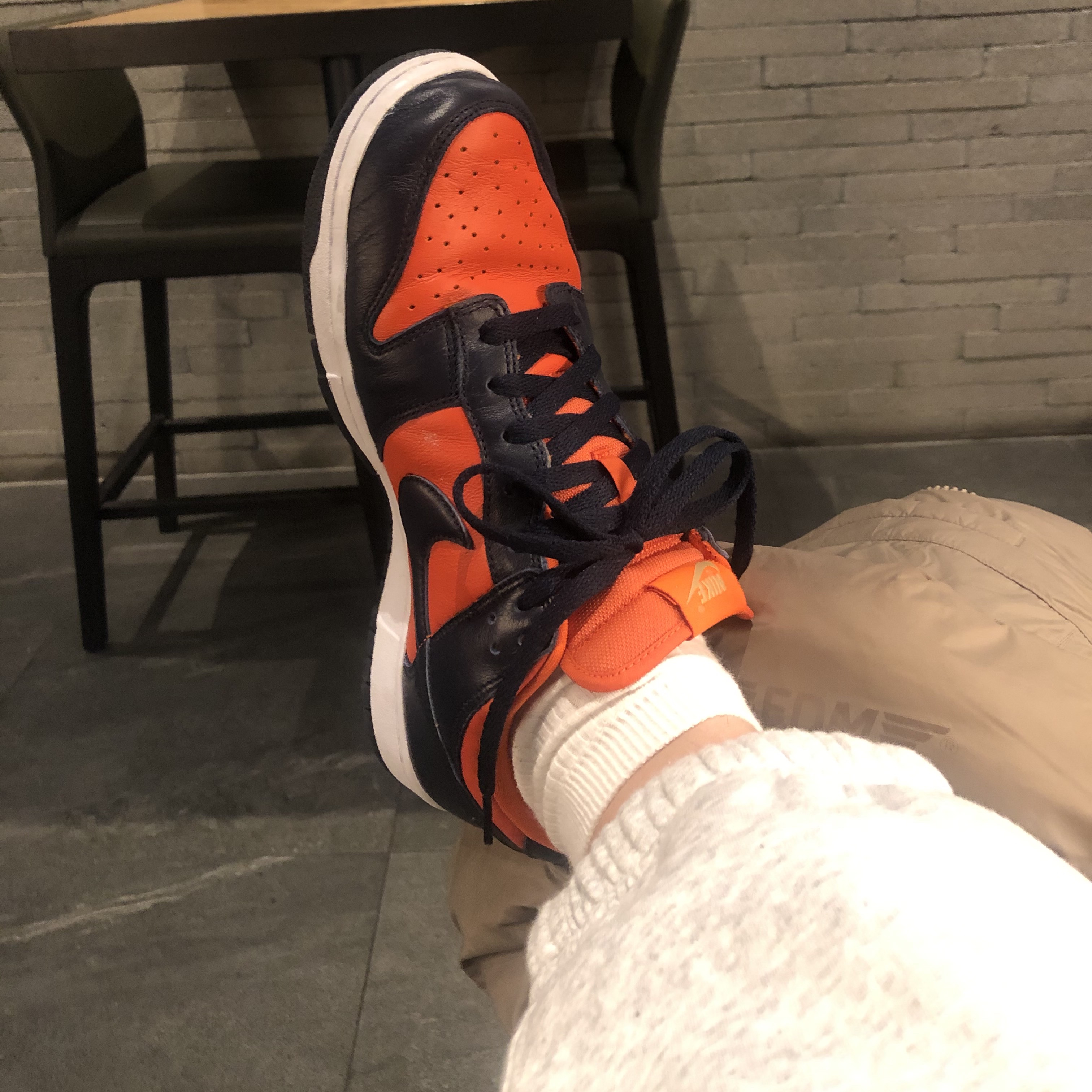 Nike Dunk Low SP Champ Colors, Nike Dunk High SP Spartan Green 착용 스타일 - 2