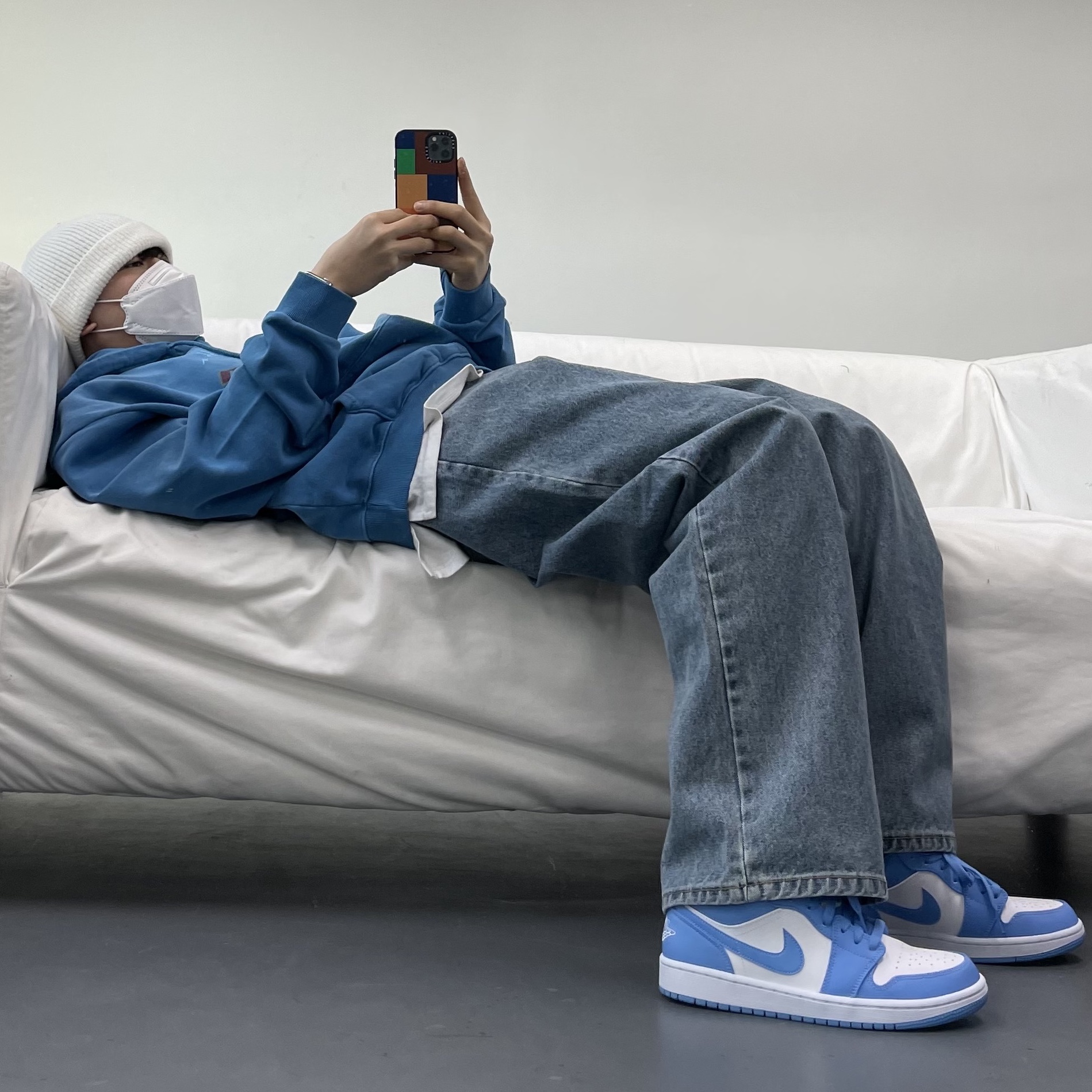 Jordan 1 Low SB UNC 착용 스타일