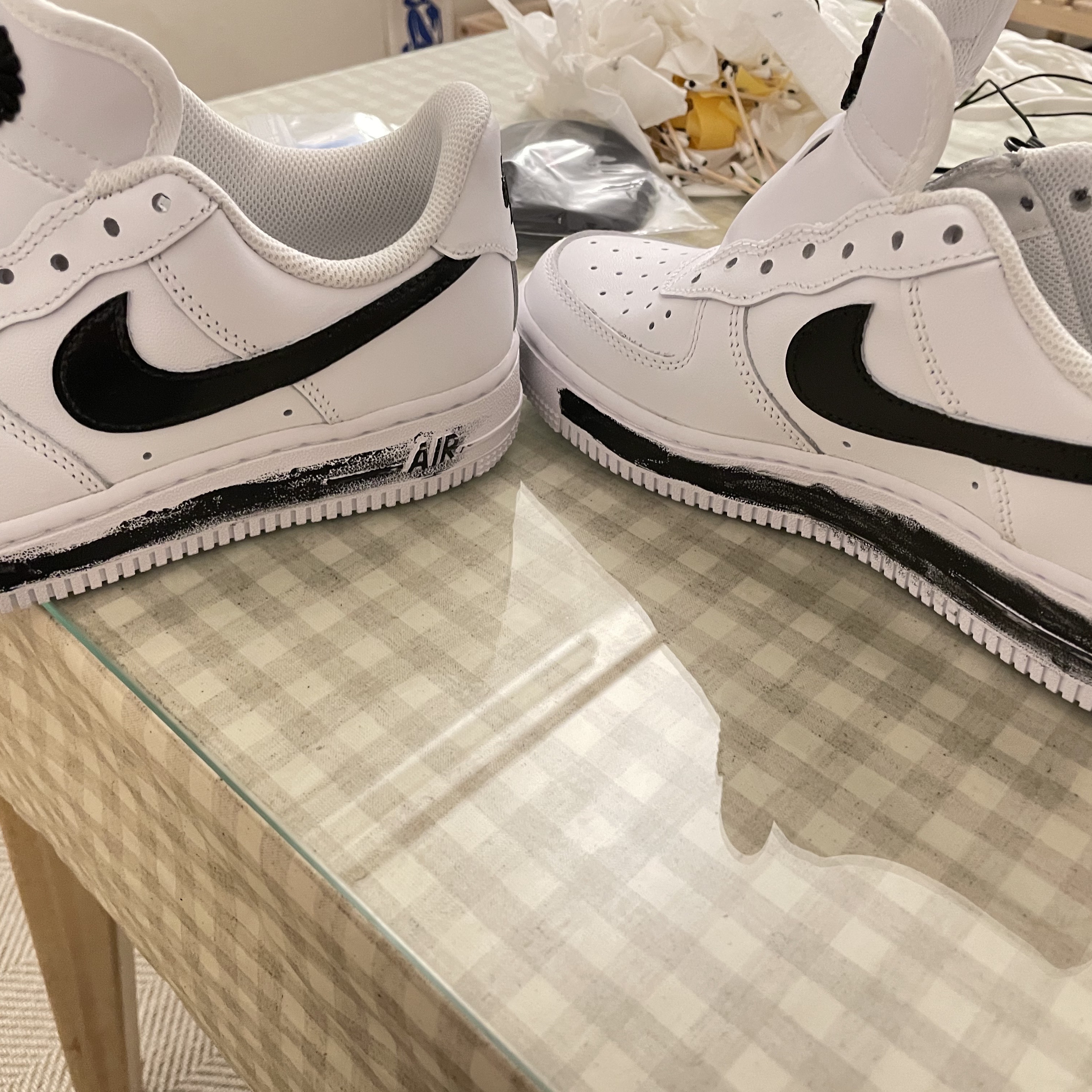 Nike Air Force 1 '07 Low White, Nike x Peaceminusone Air Force 1 Low Para-Noise 2.0 착용 스타일 - 2