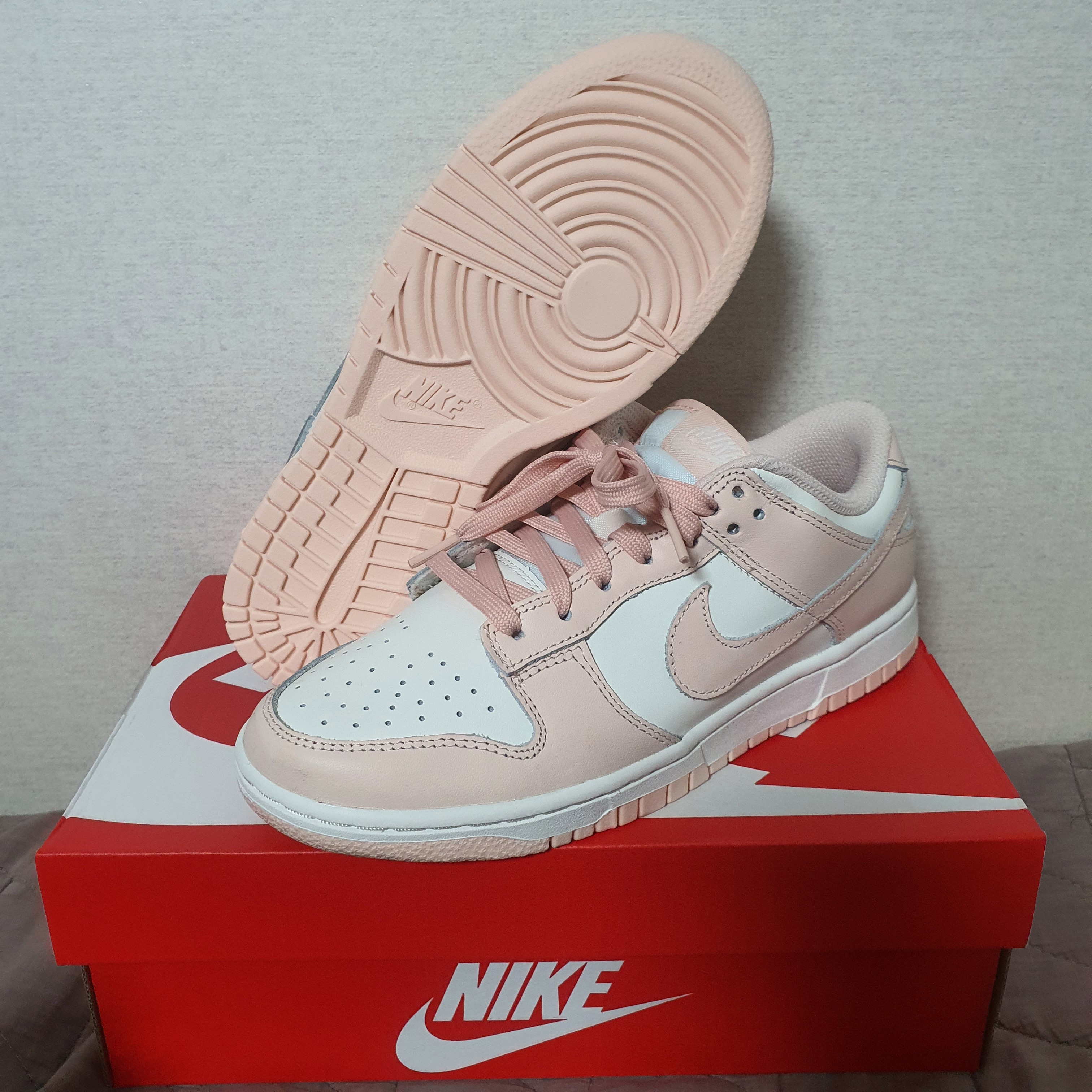 (W) Nike Dunk Low Orange Pearl 착용 스타일