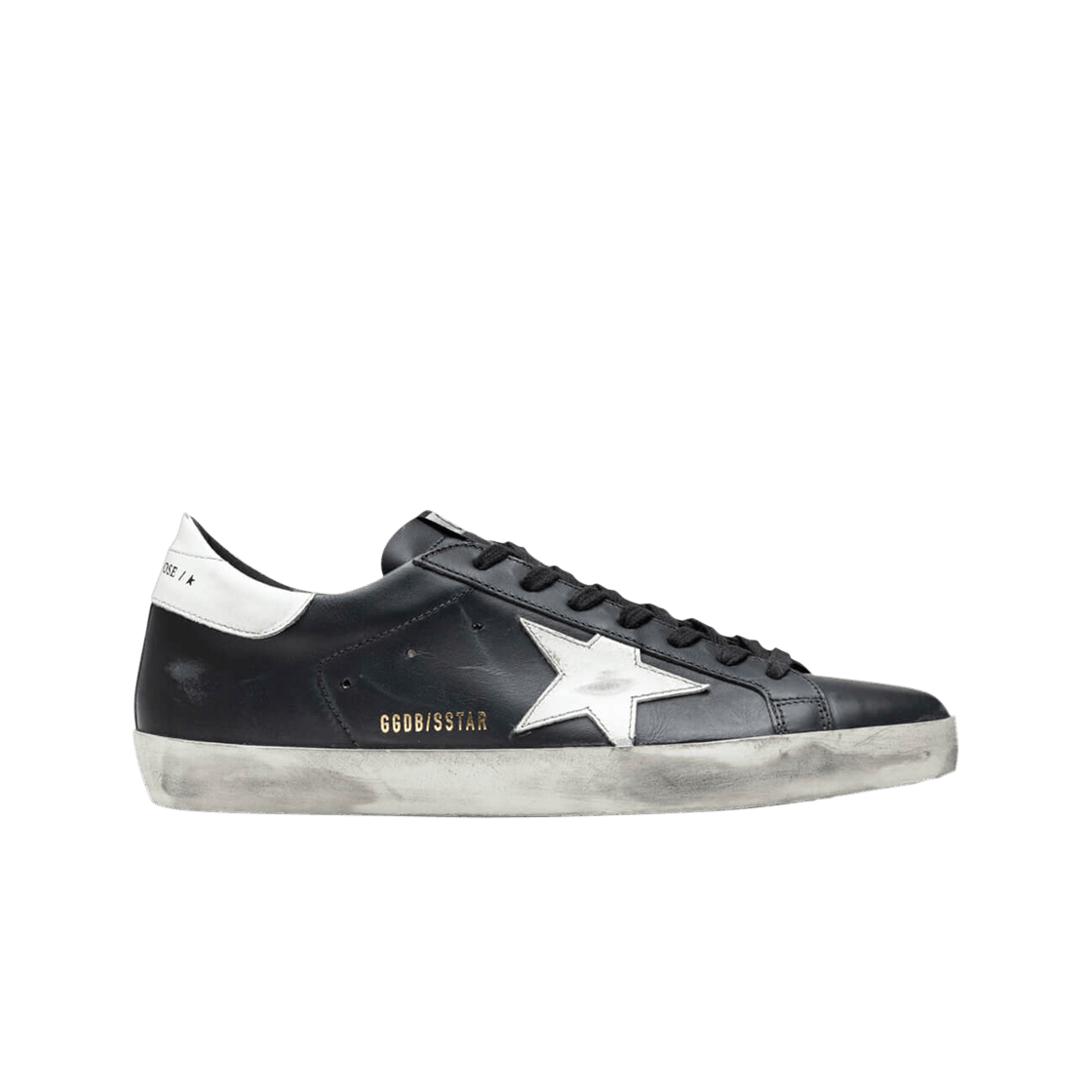 골든구스 슈퍼스타 블랙 화이트탭 스니커즈(Golden Goose Superstar Black White Heel Tab Sneakers)