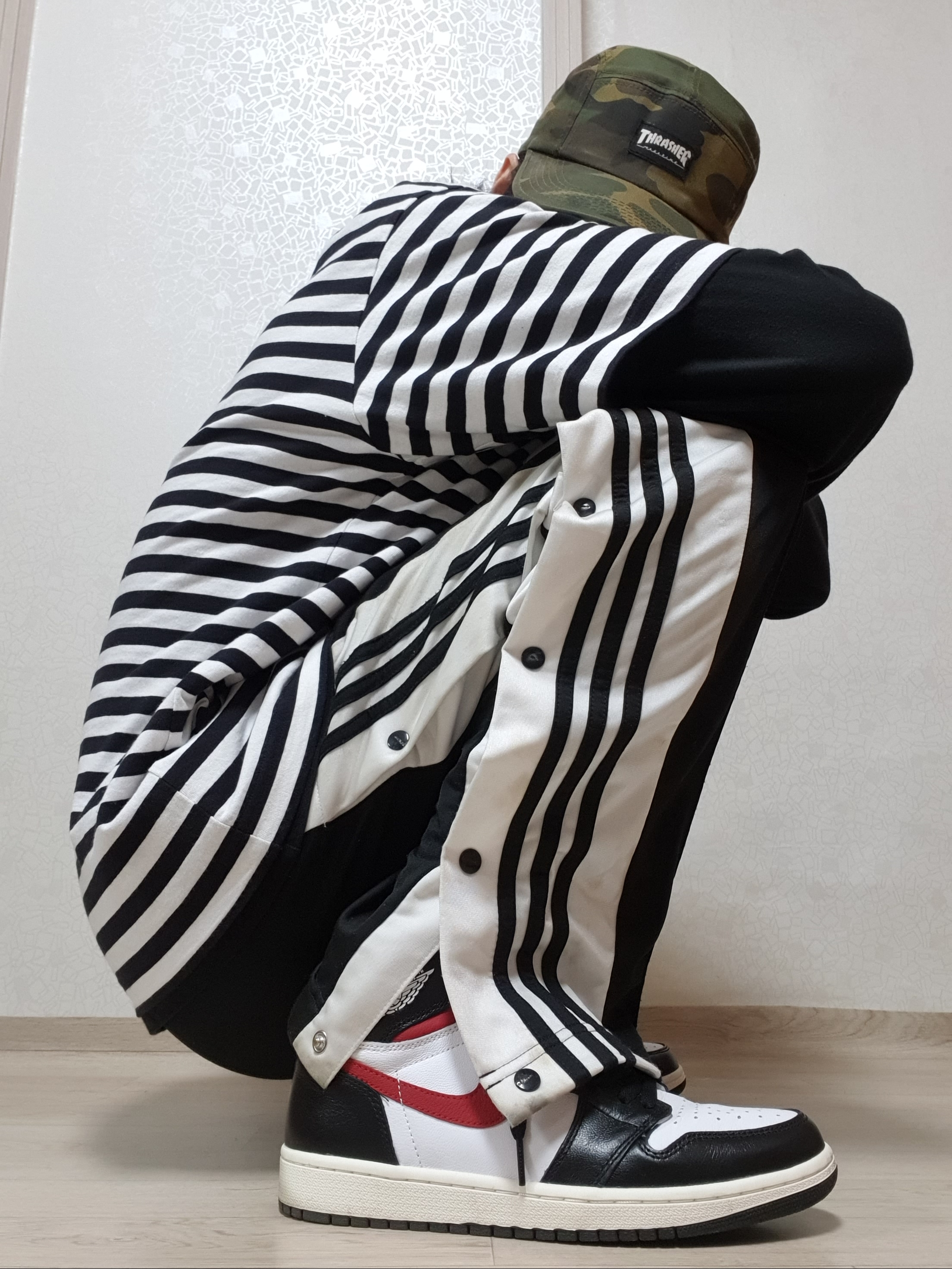 Jordan 1 Retro High OG Gym Red 착용 스타일