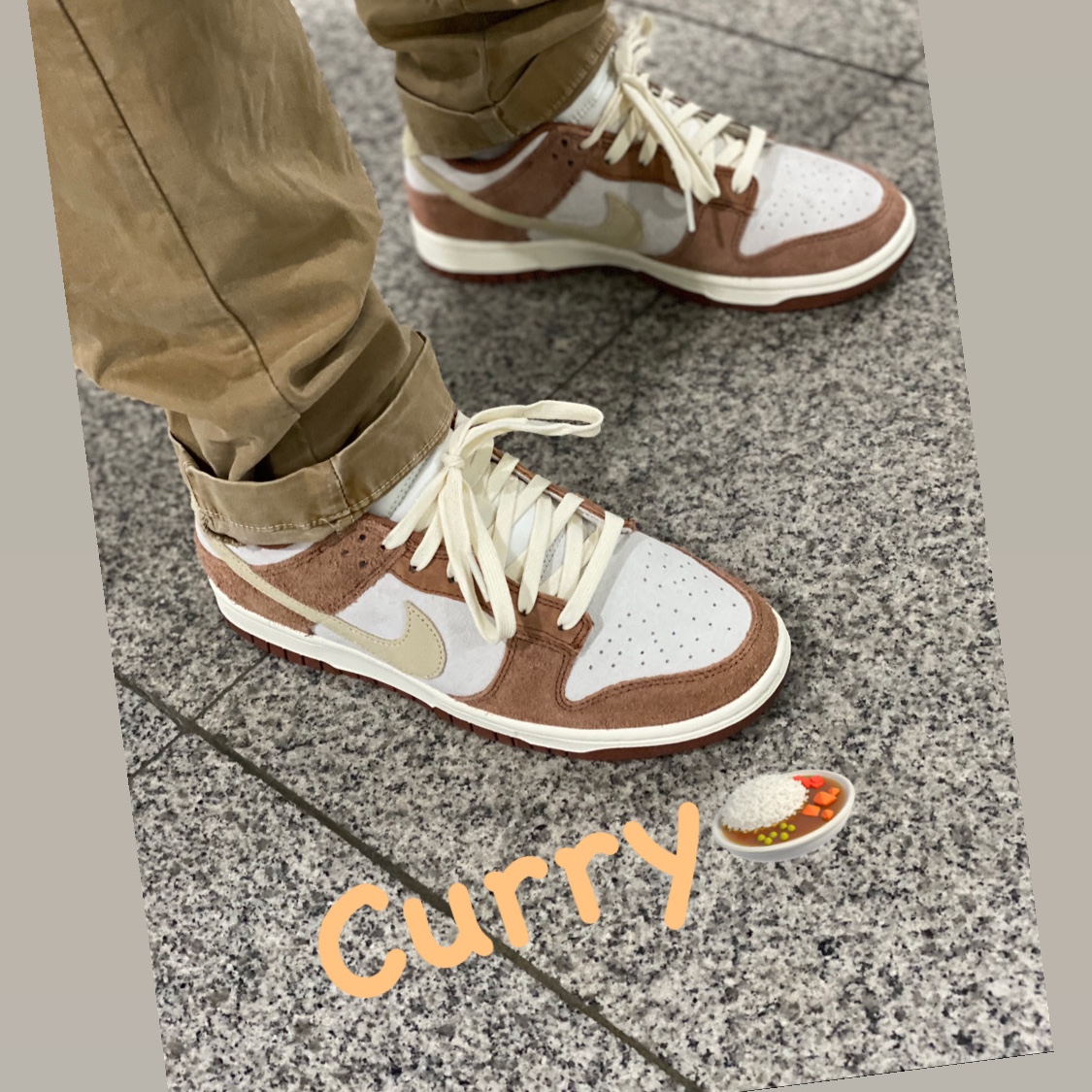 Nike Dunk Low Pro Premium Medium Curry 착용 스타일