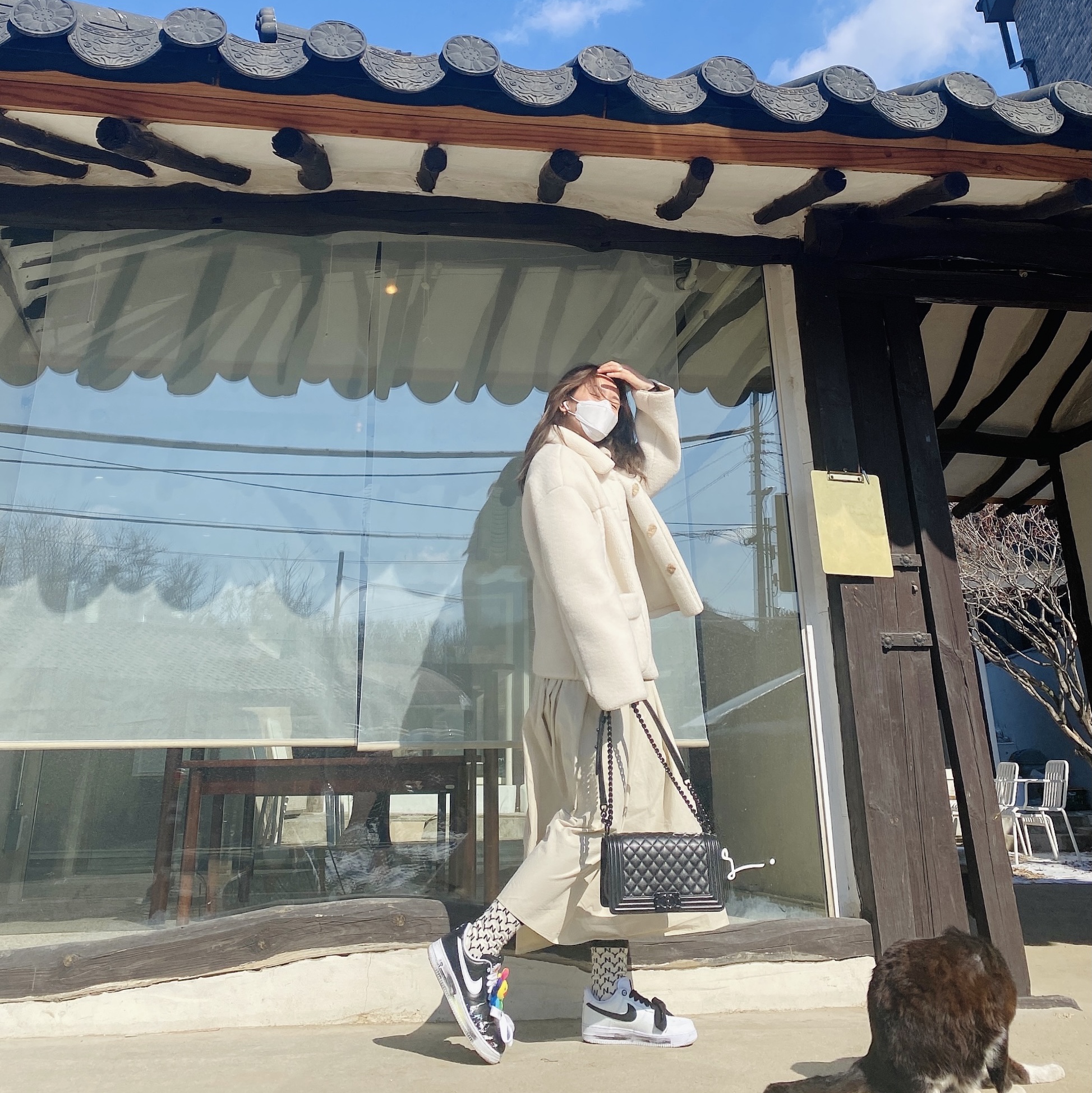Nike x Peaceminusone Air Force 1 Low Para-Noise 2.0, Nike x Peaceminusone Air Force 1 Low Para-Noise 착용 스타일 - 2