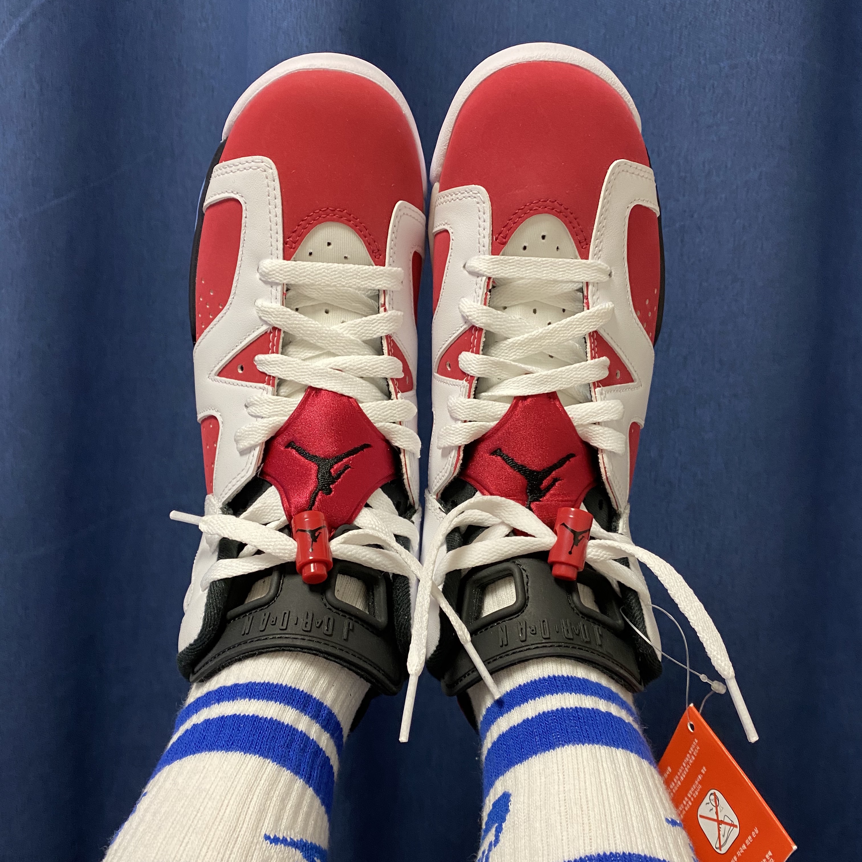 (GS) Jordan 6 Retro Carmine 2021 착용 스타일
