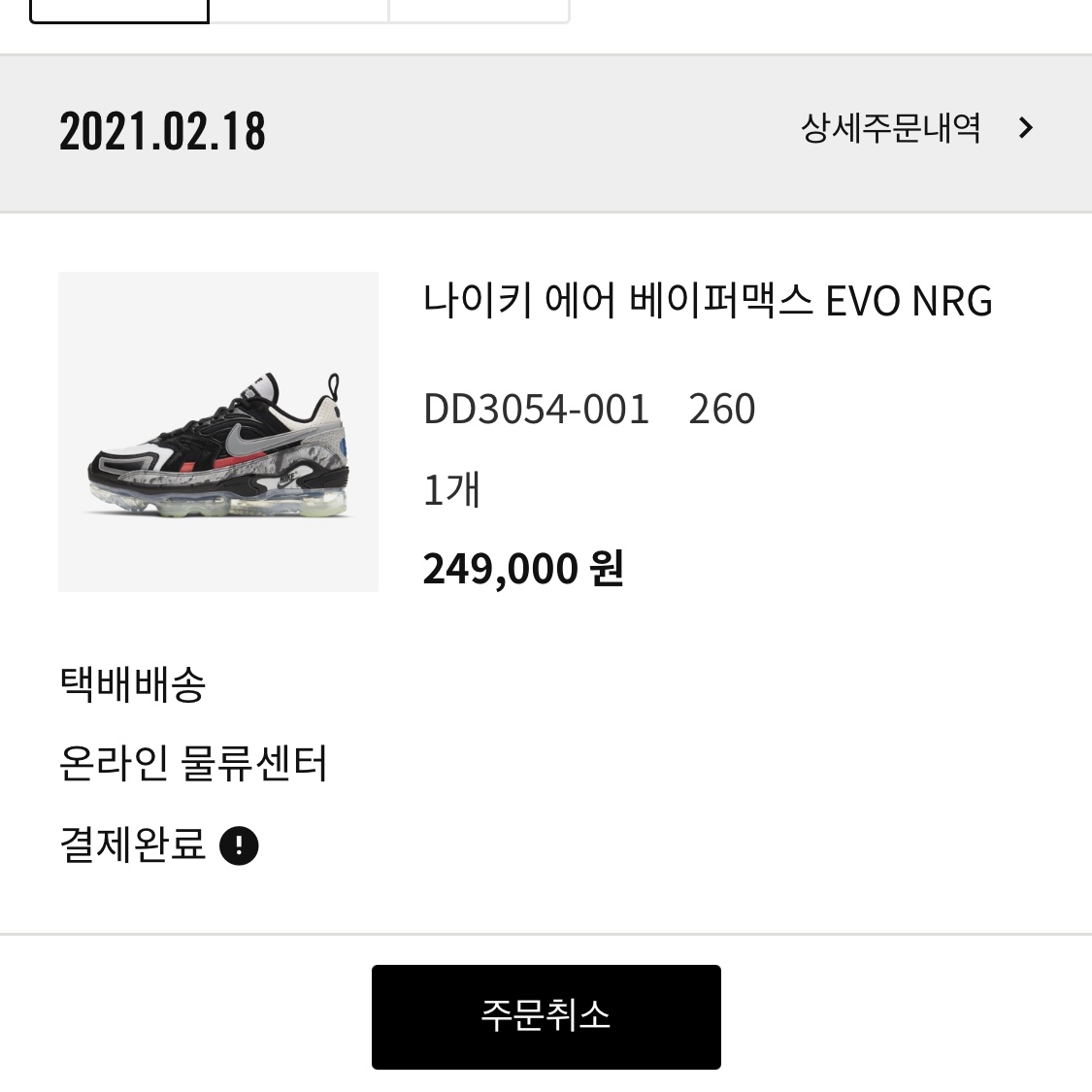 Nike Air VaporMax EVO NRG Collecter's Closet 착용 스타일