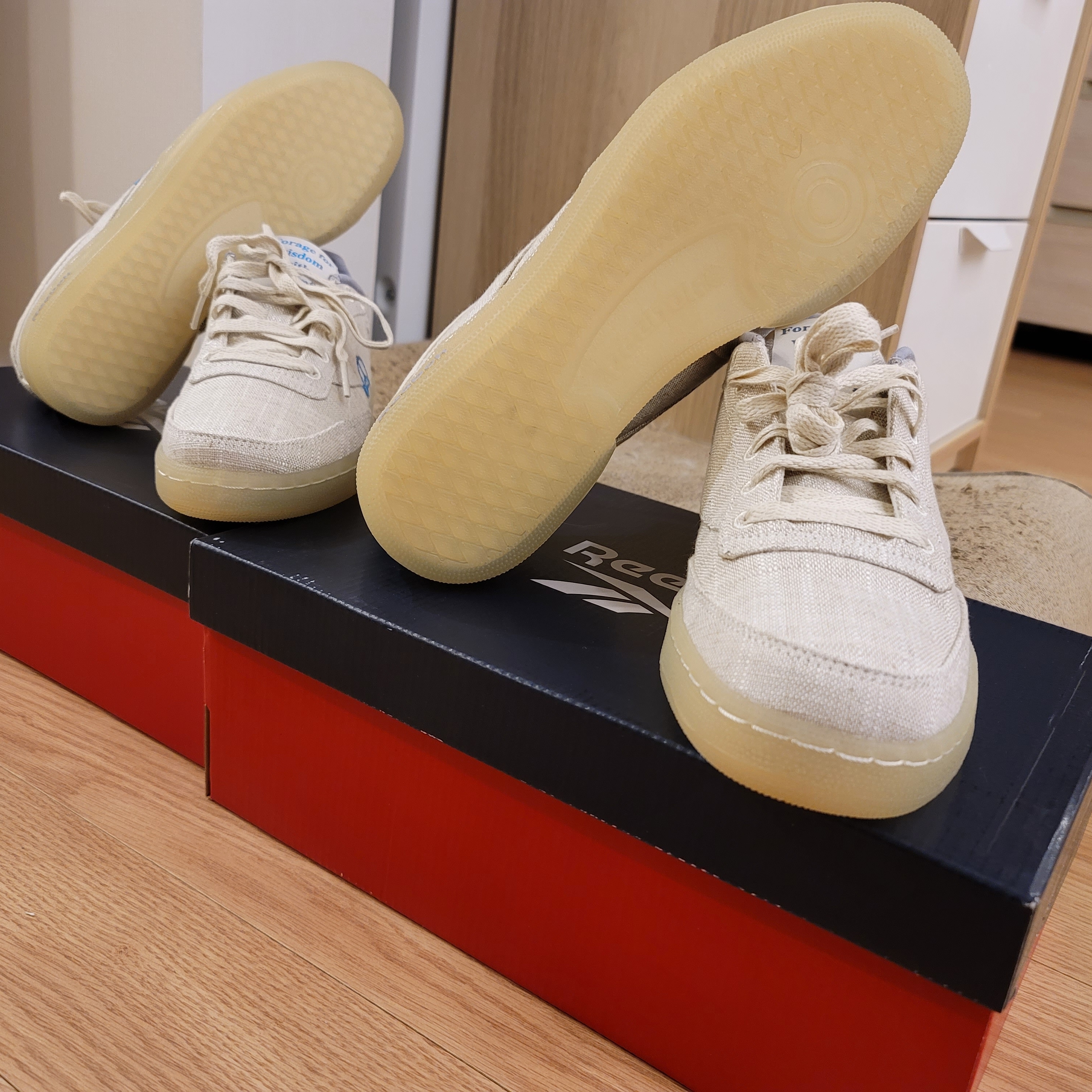 Reebok x Story mfg. Club C 85 착용 스타일