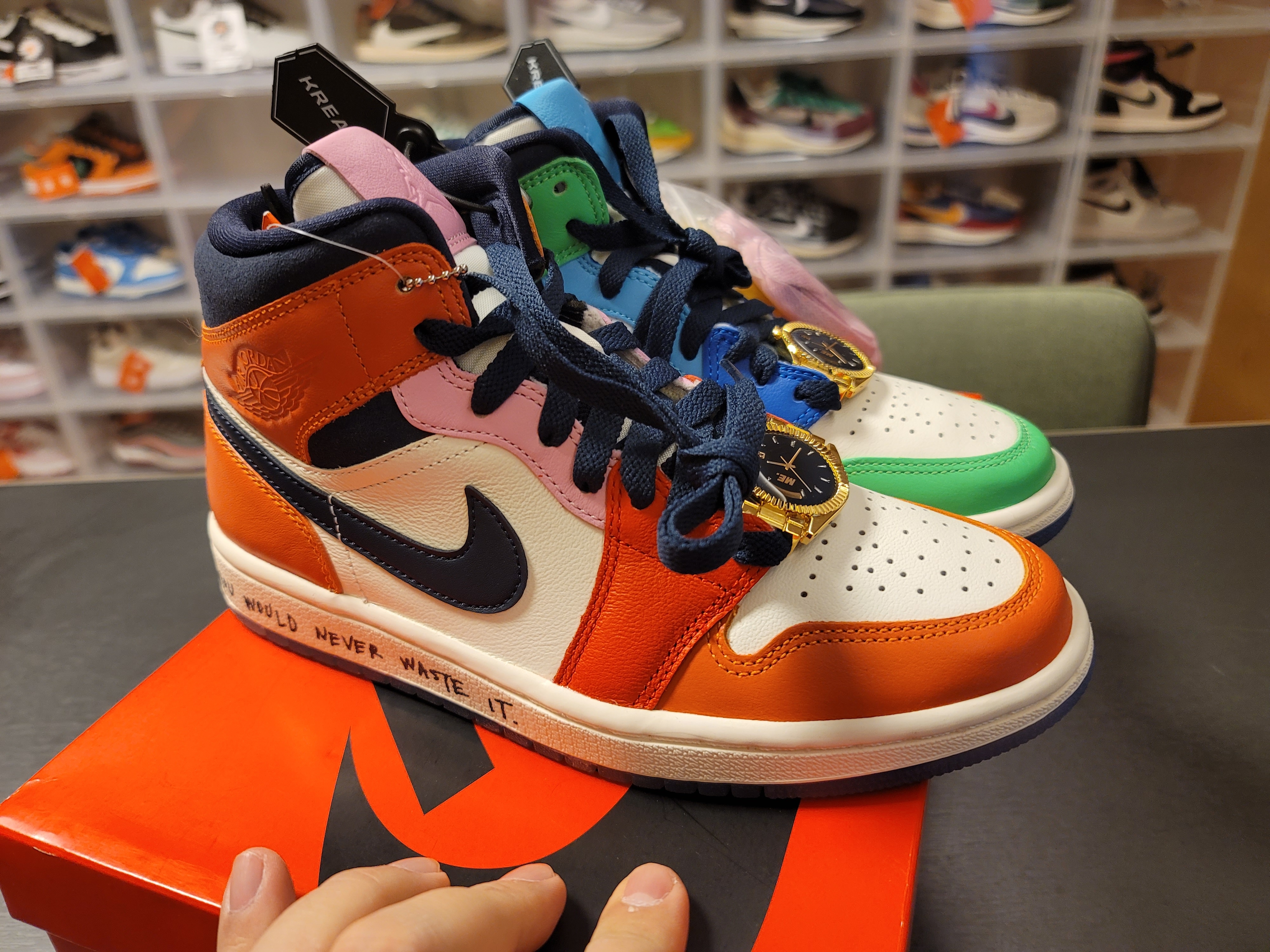 (W) Jordan 1 x Melody Ehsani Mid SE Fearless 착용 스타일 - 2