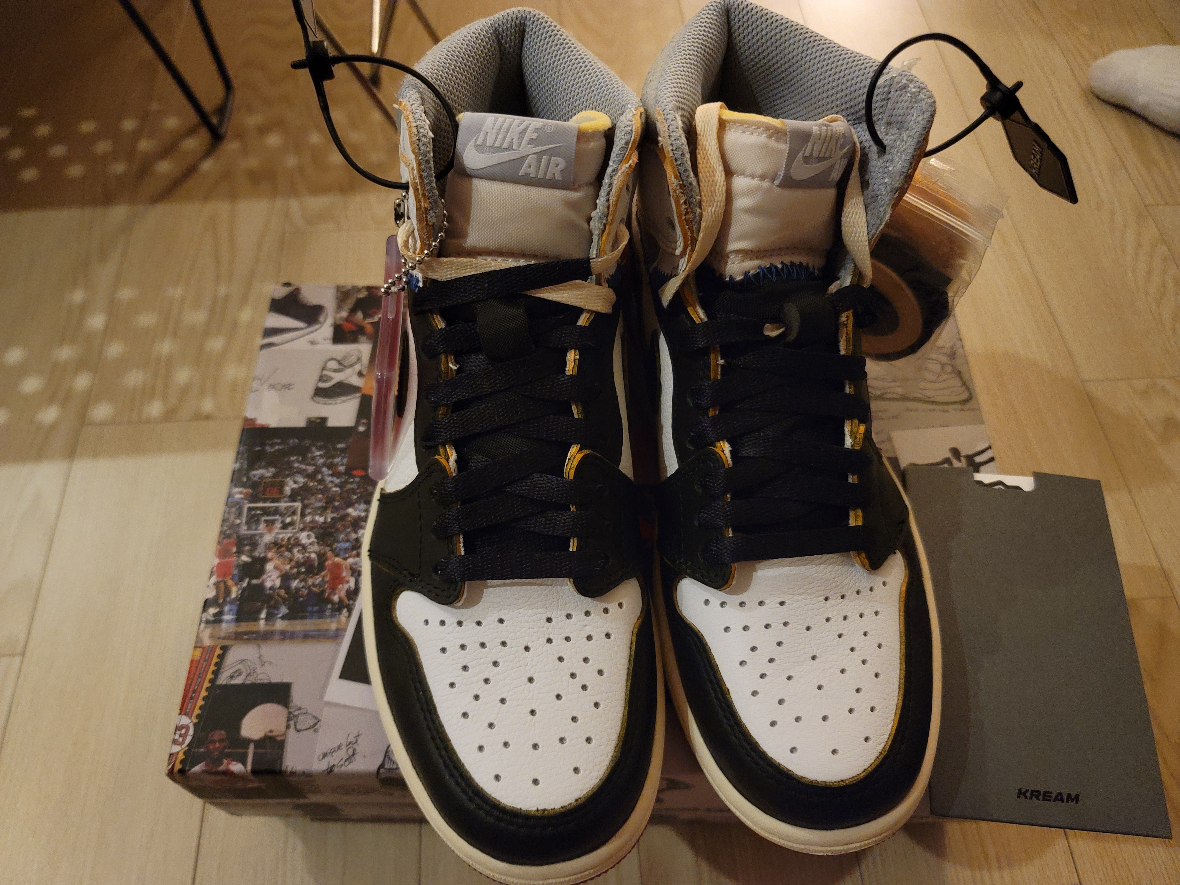 Jordan 1 x Union Retro High Black Toe 착용 스타일 - 1