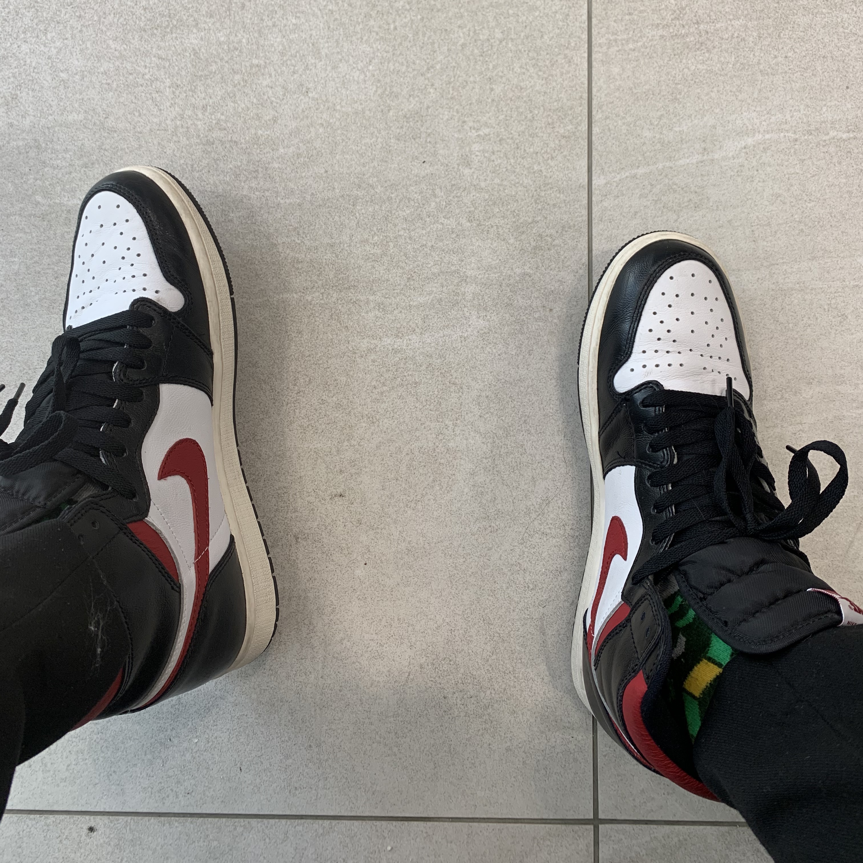 Jordan 1 Retro High OG Gym Red 착용 스타일