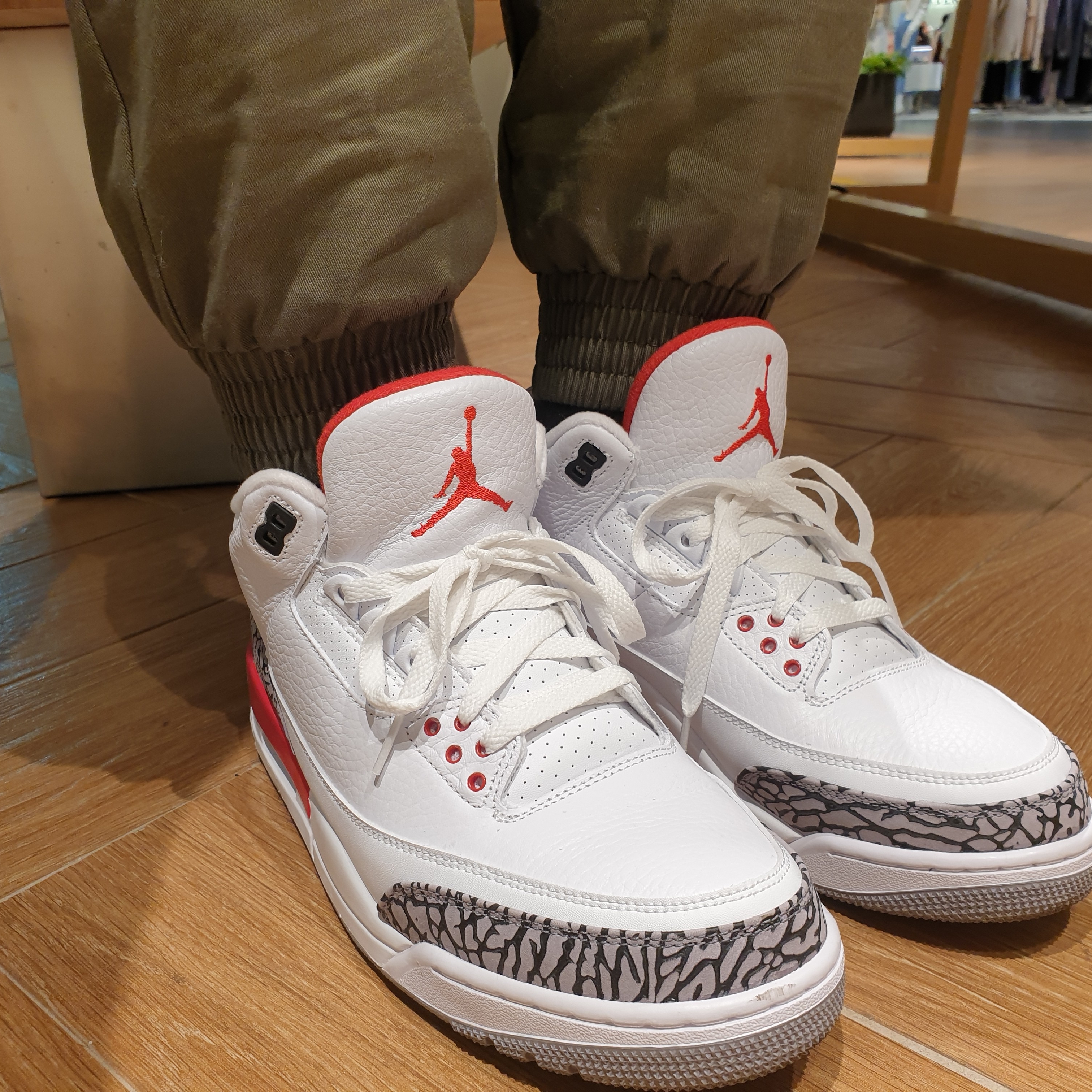 Jordan 3 Retro Hall of Fame 착용 스타일 - 1