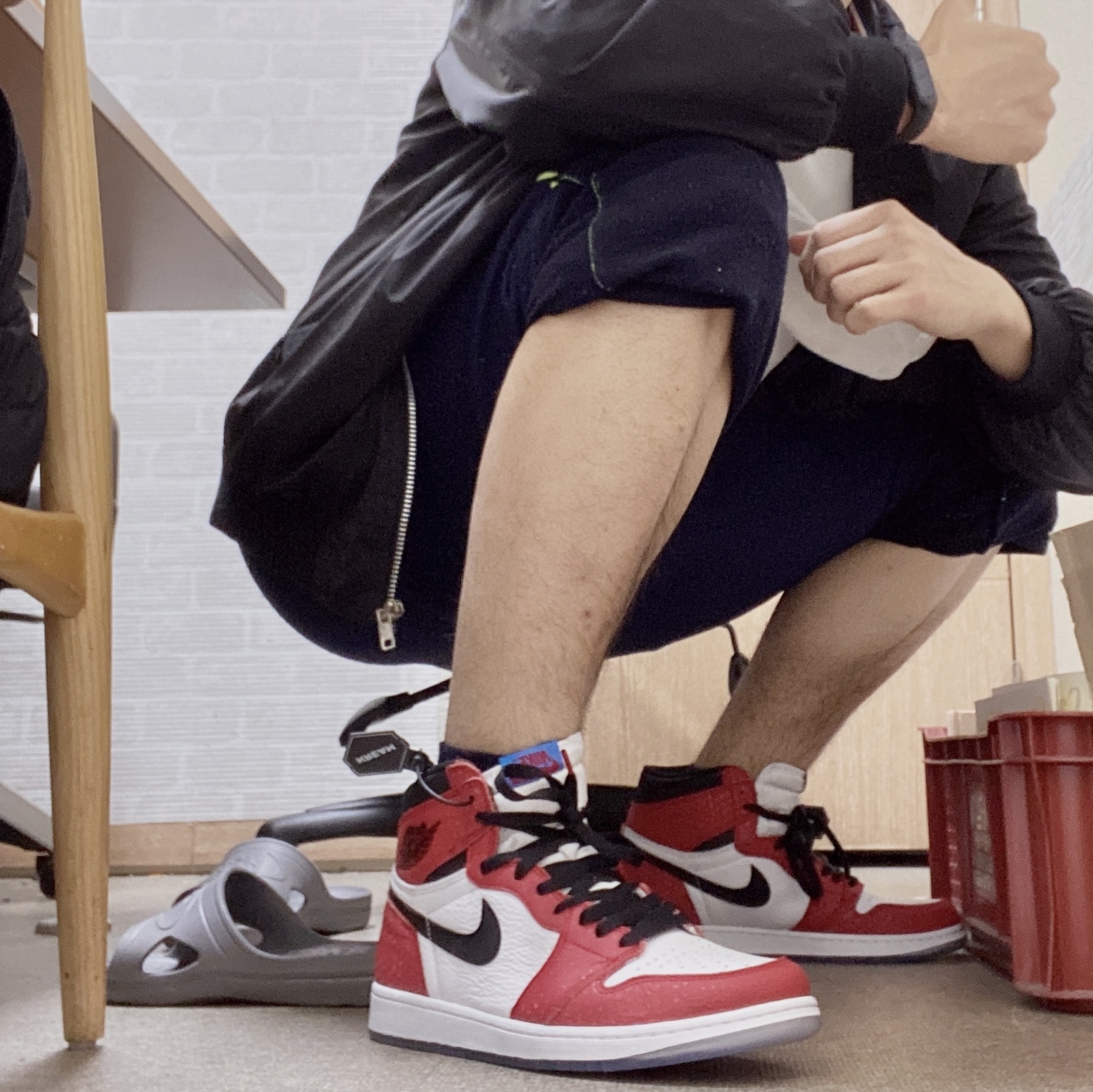 Jordan 1 Retro High Spider-Man Origin Story 착용 스타일