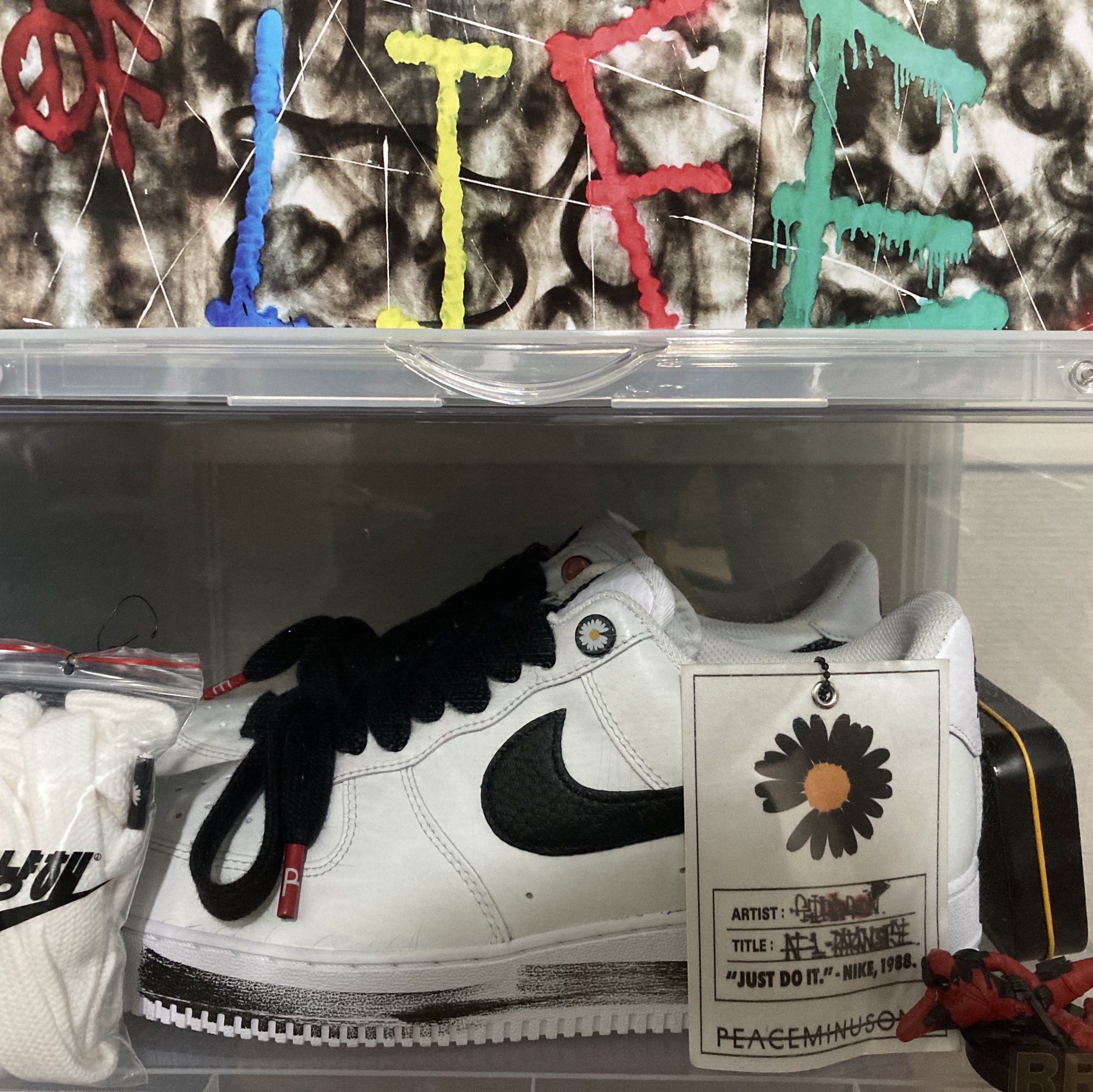 Nike x Peaceminusone Air Force 1 Low Para-Noise 2.0 착용 스타일 - 2