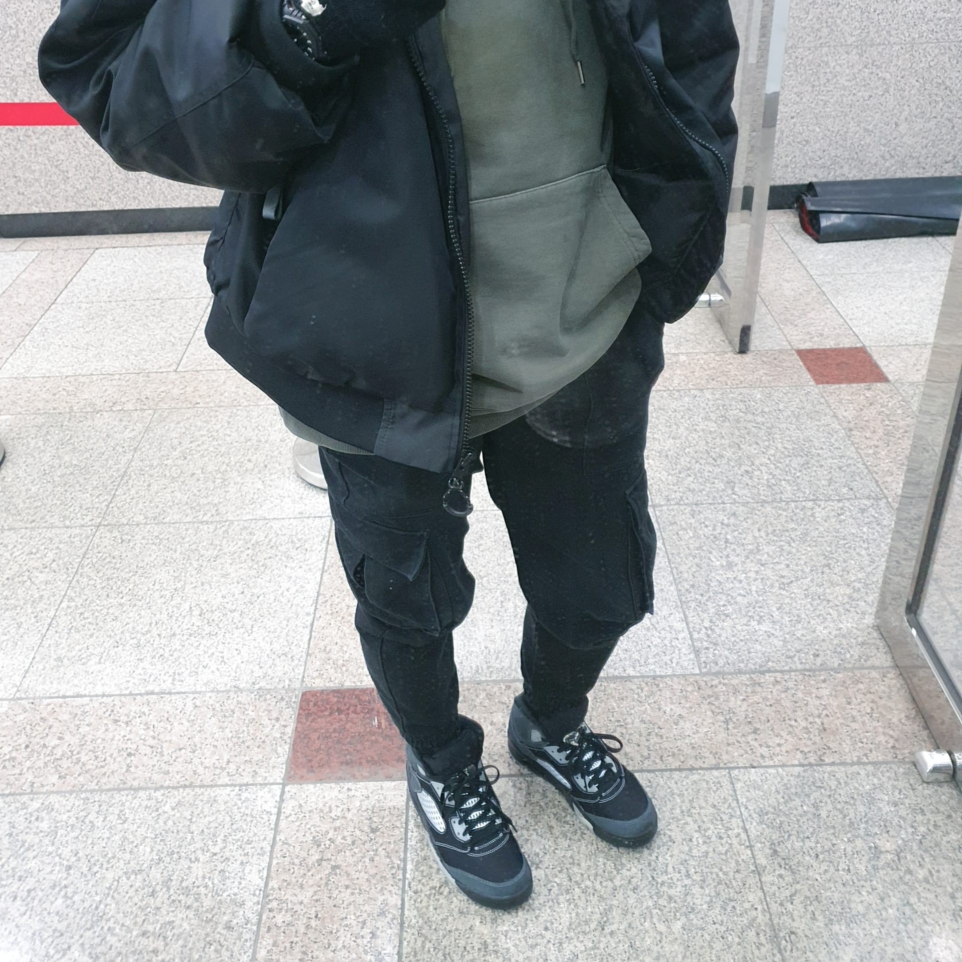 Jordan 5 Retro Anthracite 착용 스타일