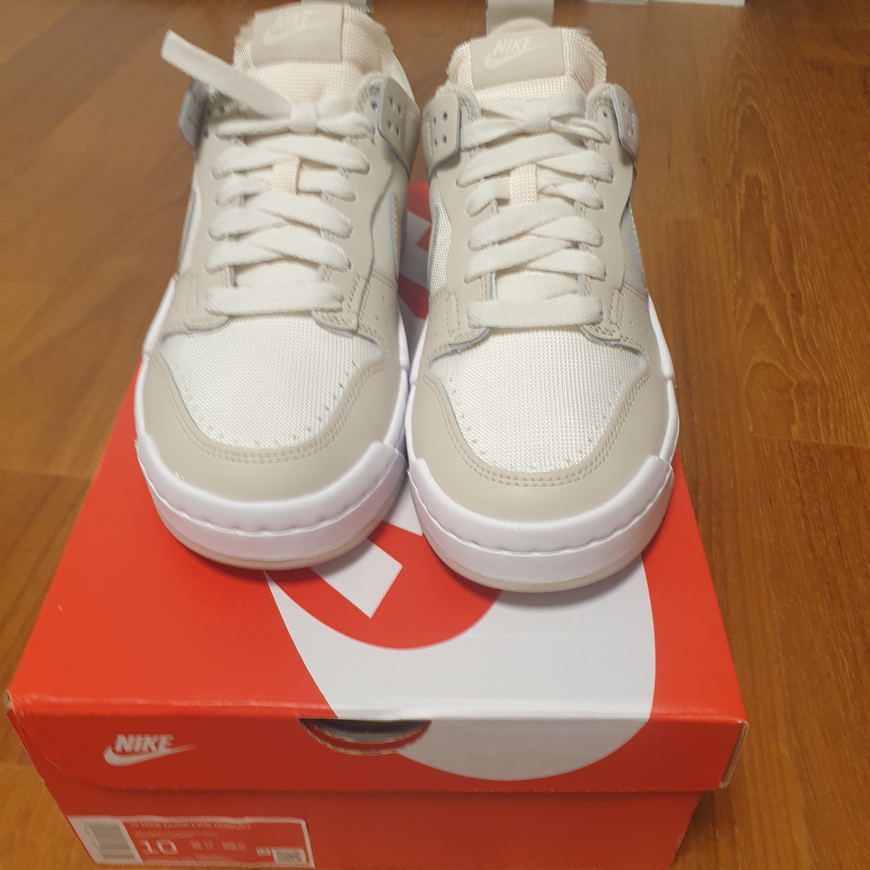 (W) Nike Dunk Low Disrupt Desert Sand 착용 스타일 - 3