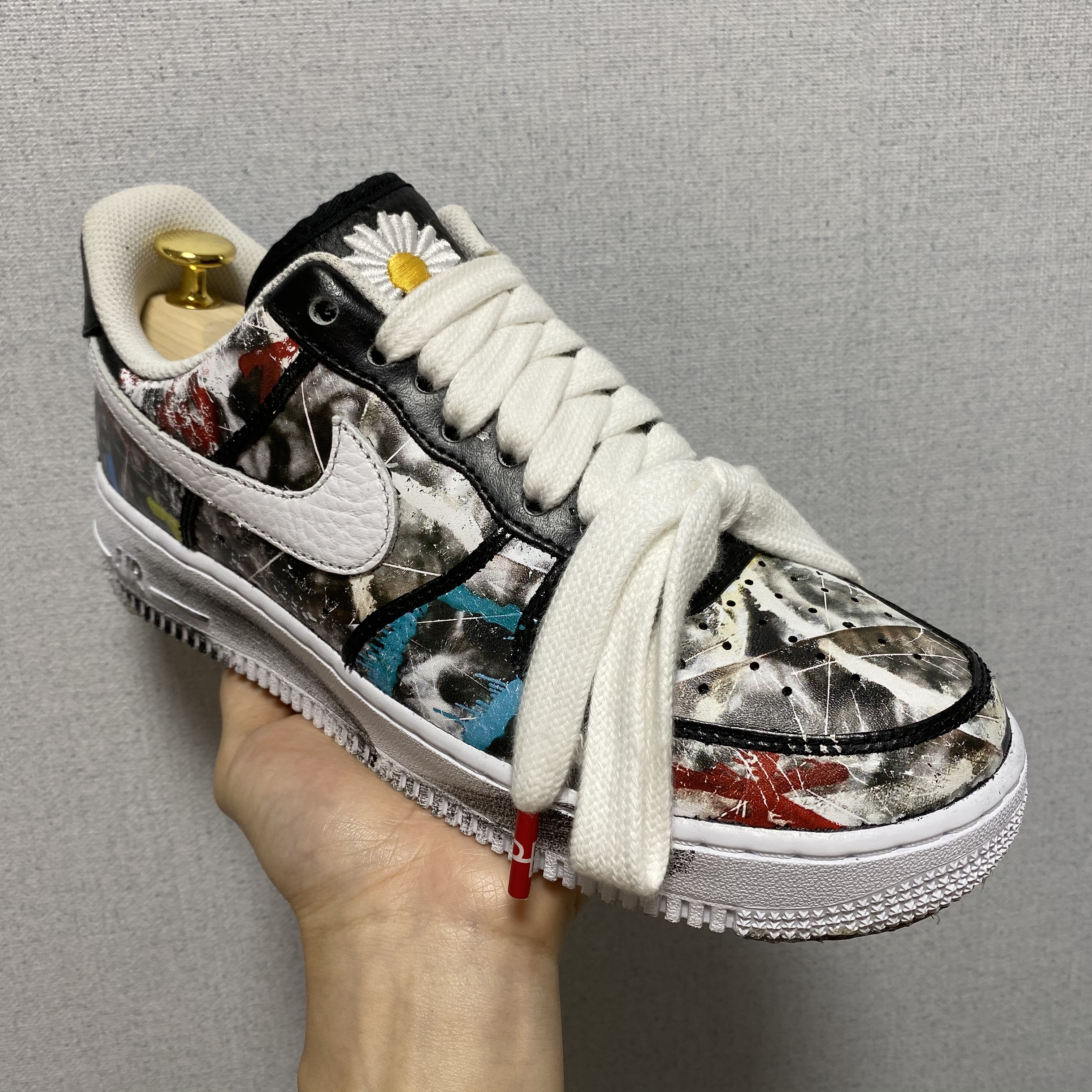 Nike x Peaceminusone Air Force 1 Low Para-Noise 착용 스타일
