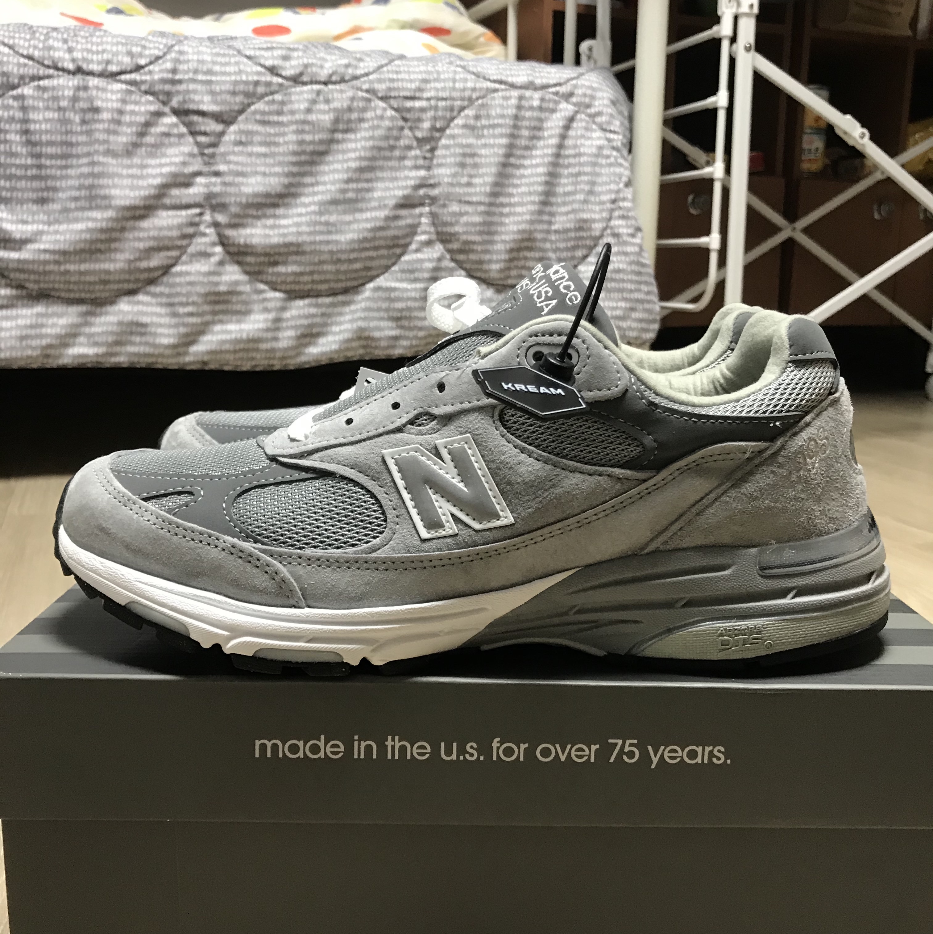 New Balance 993 Made in USA Grey - D Standard 착용 스타일