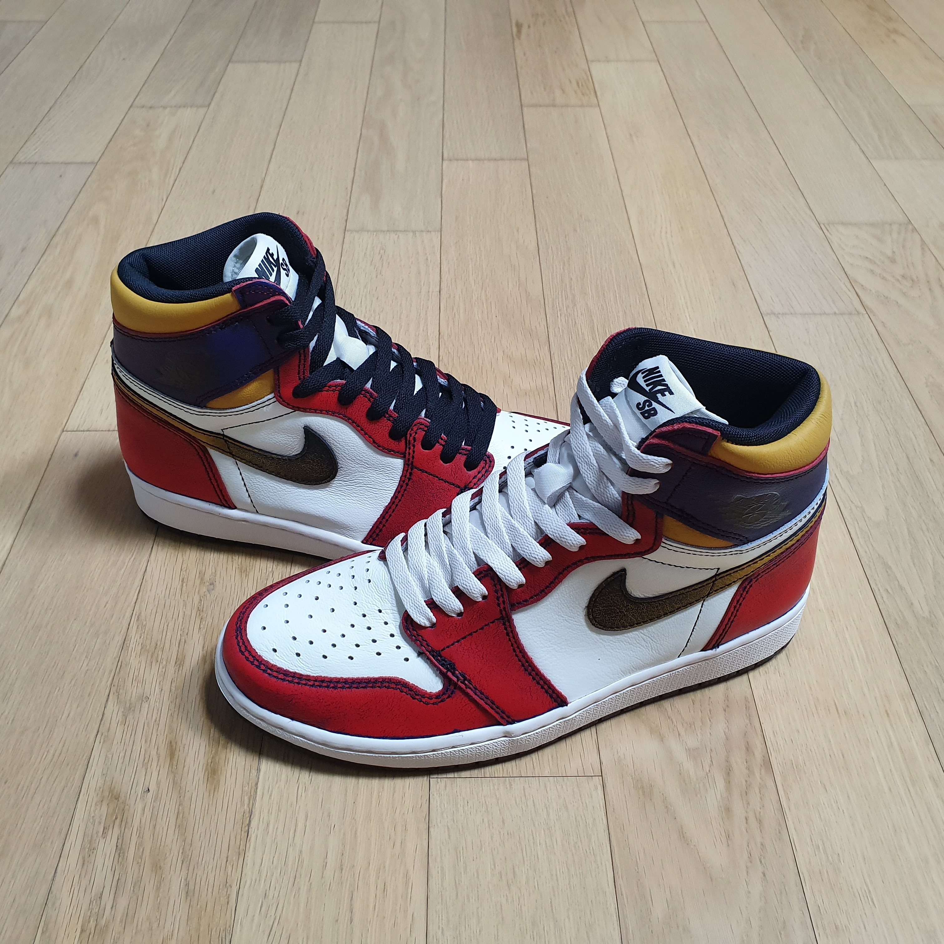 Jordan 1 Retro High OG Defiant SB LA to Chicago 착용 스타일
