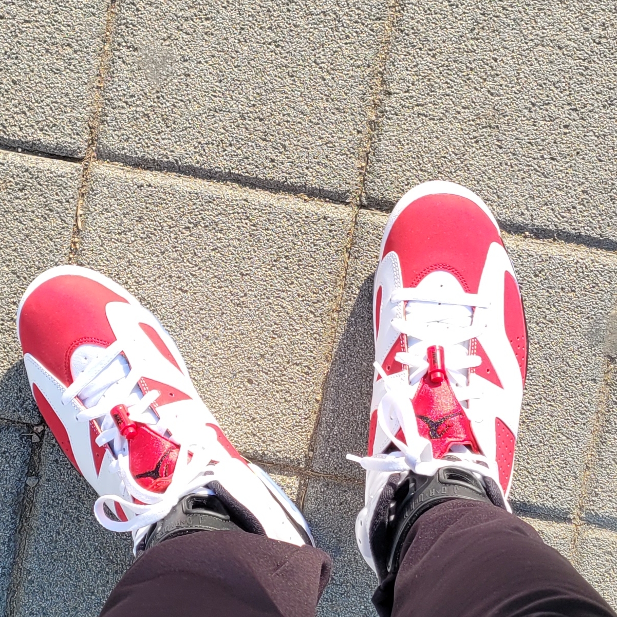 Jordan 6 Retro Carmine 2021 착용 스타일