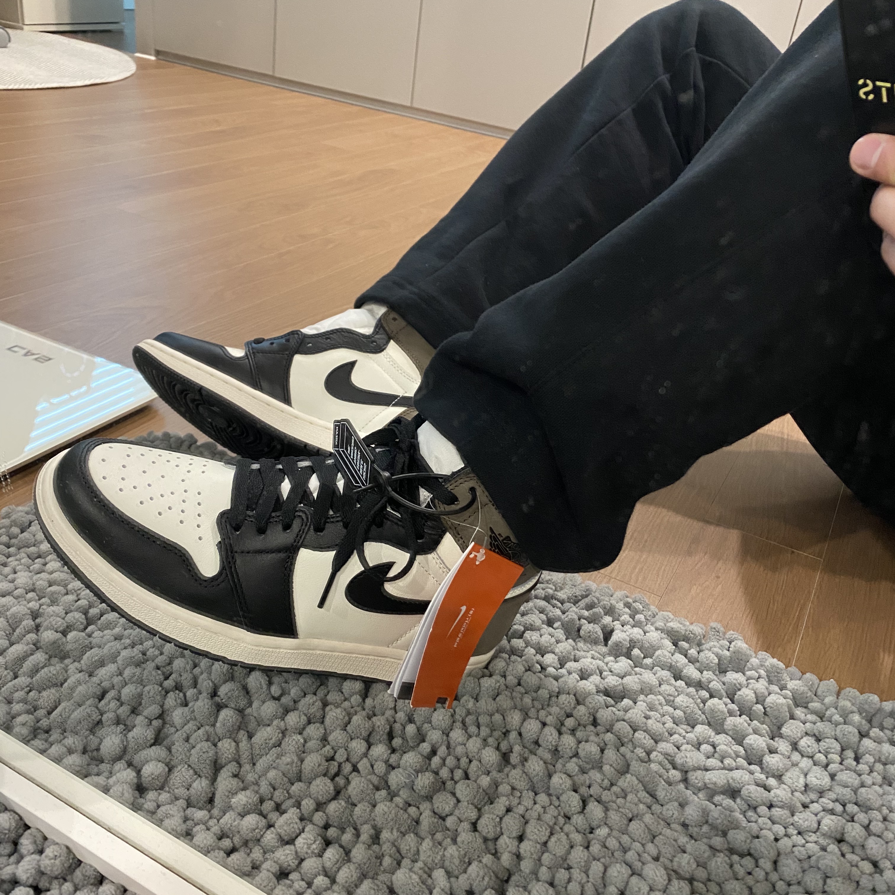 Jordan 1 Retro High OG Black Mocha 착용 스타일