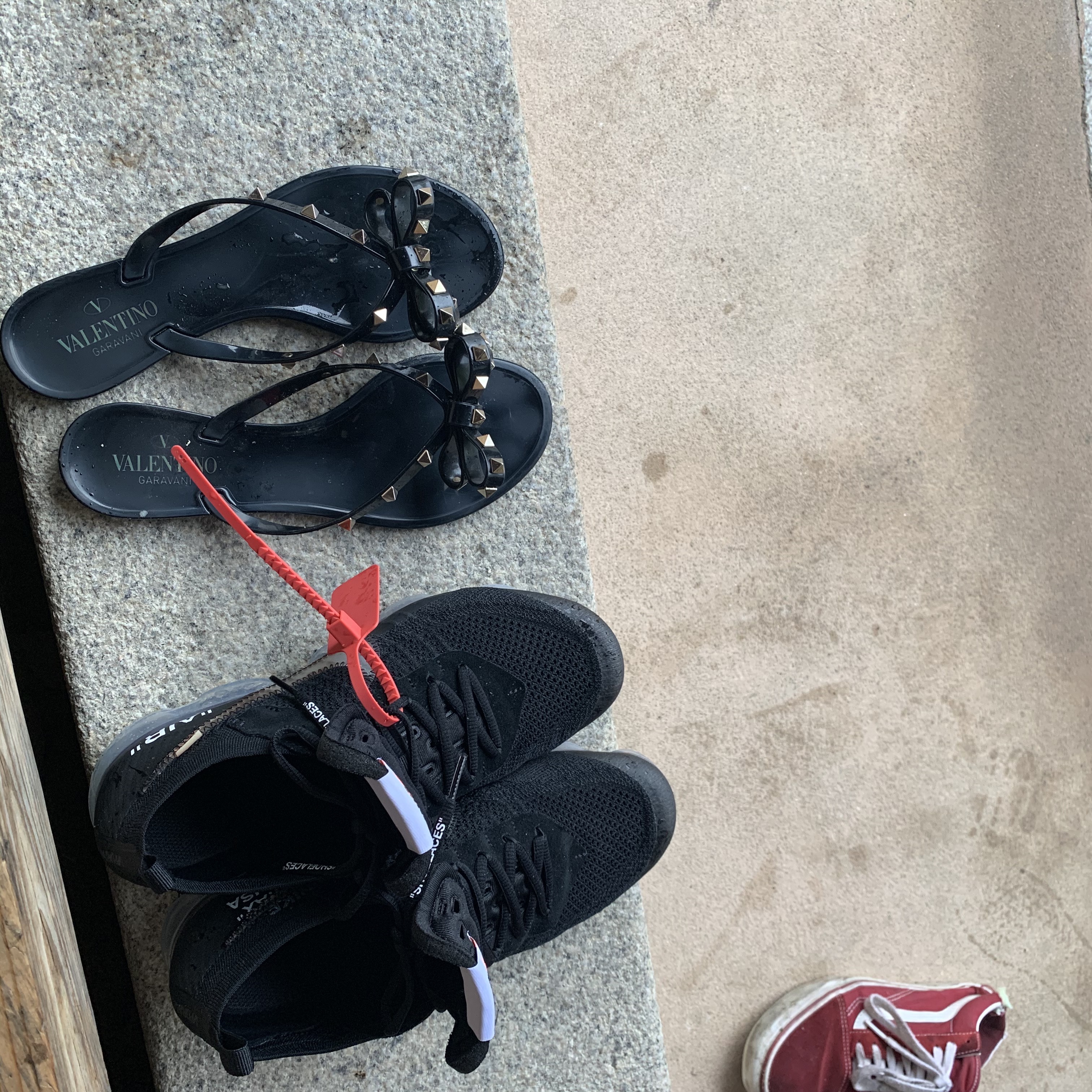 Nike x Off-White Air VaporMax V2 Black 착용 스타일