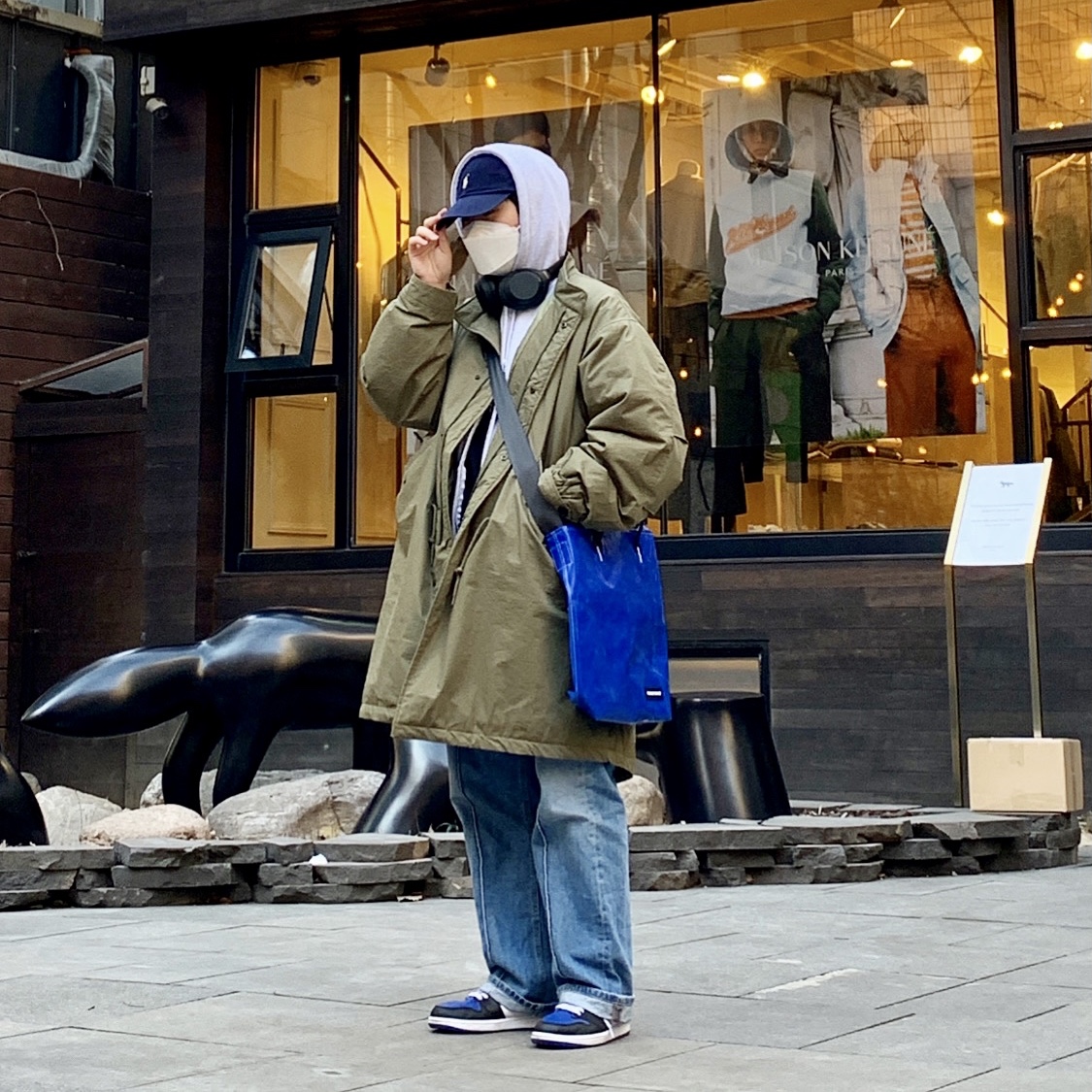 Jordan 1 Retro High OG Royal Toe 착용 스타일