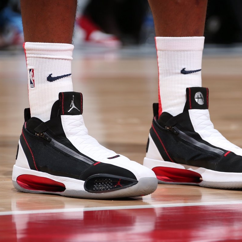 Jordan XXXIV SE PF Chicago 착용 스타일 - 4