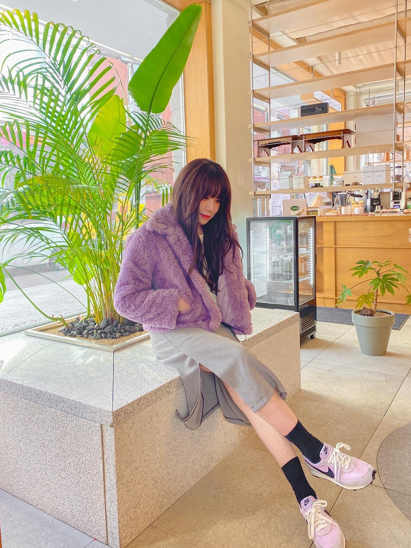 Nike Daybreak SP Lavender Mist 착용 스타일 - 1