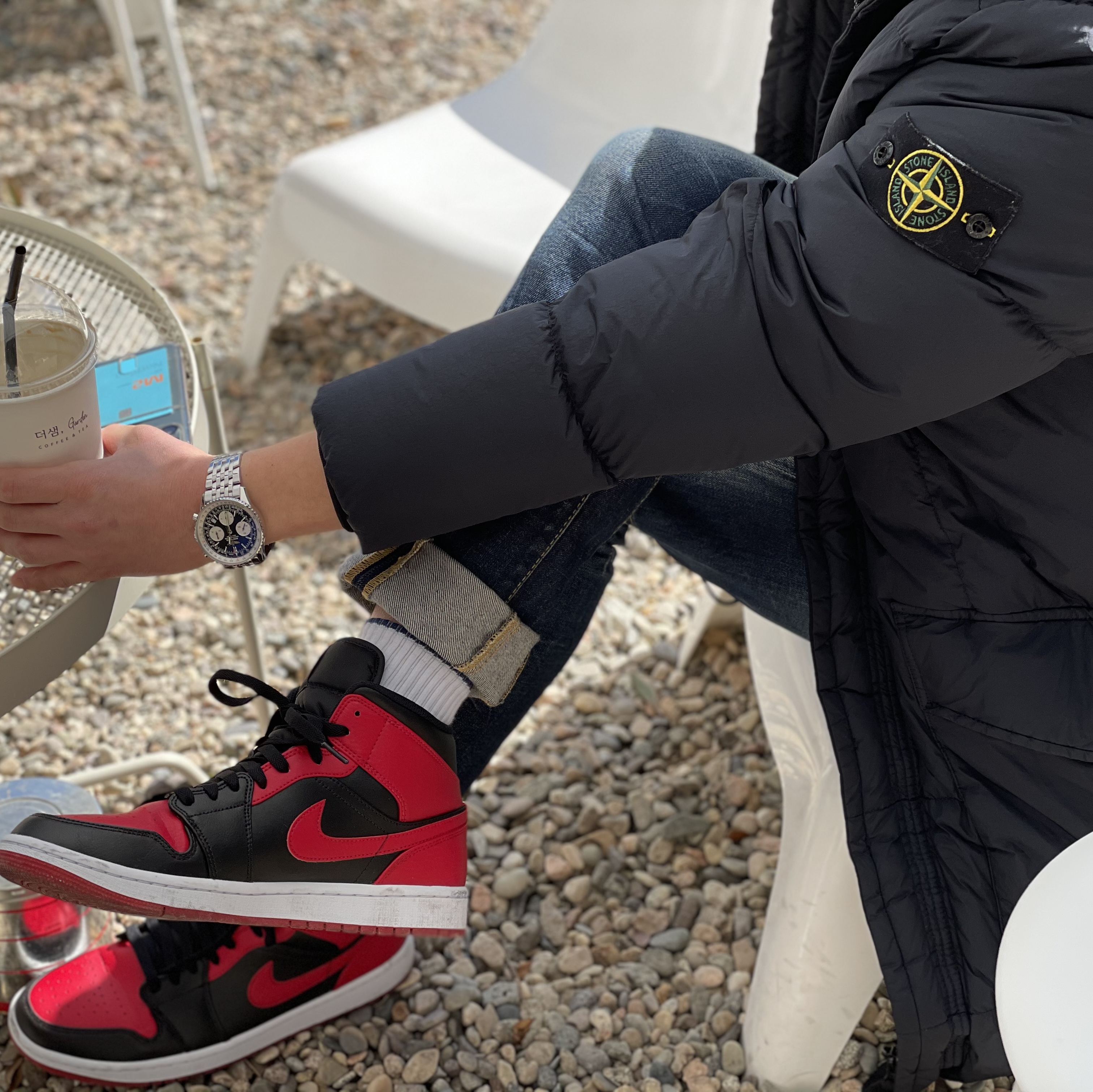 Jordan 1 Mid Bred Banned 2020 착용 스타일